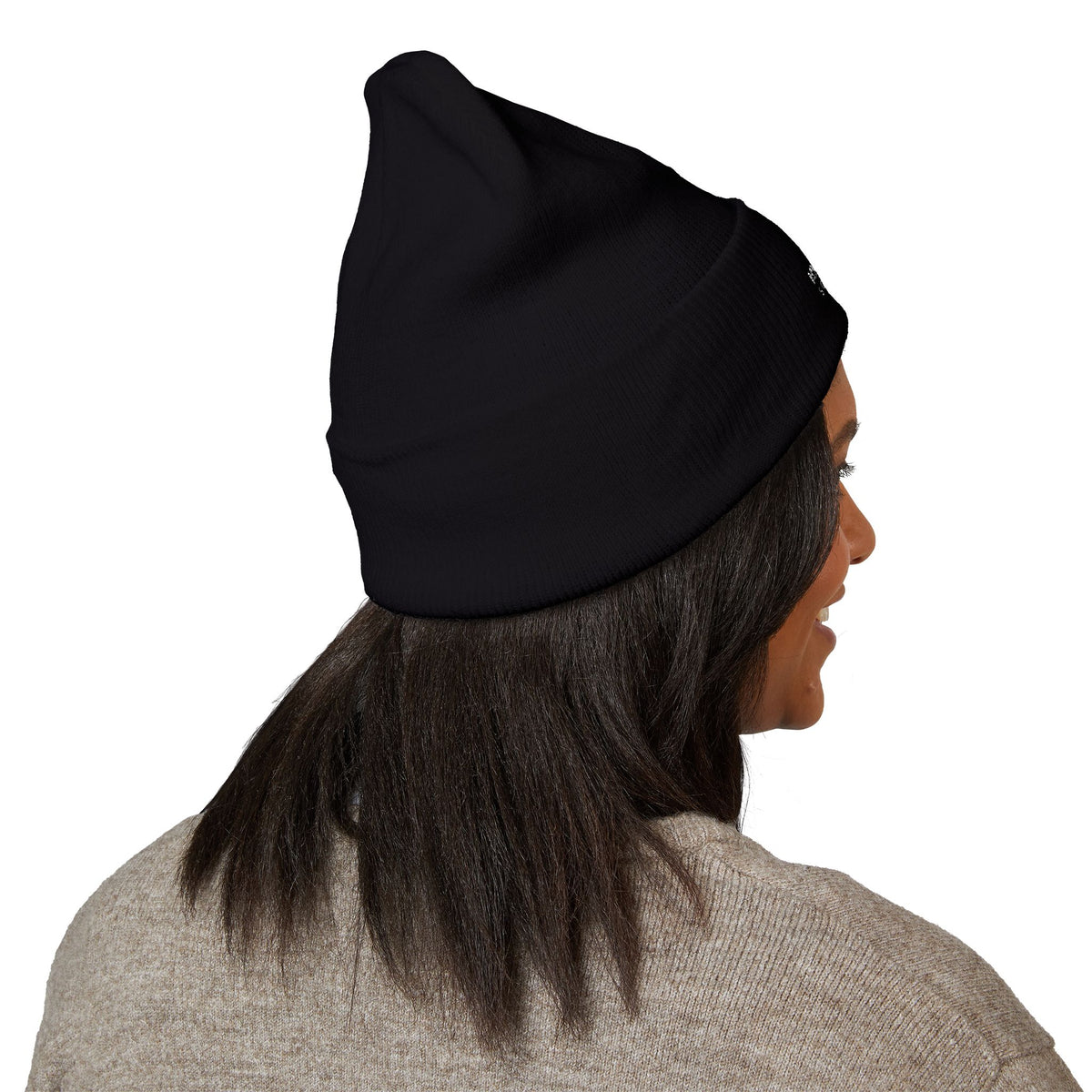 Embroidered Classic Cuff Beanie – MicroEdge Logo Knit Cap