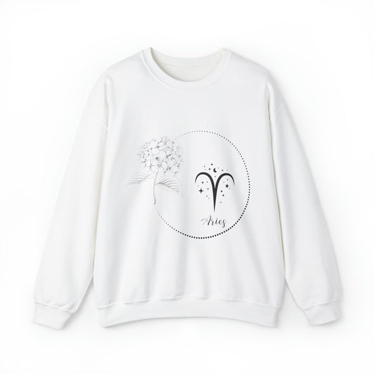 Aries Zodiac Wreath Sweatshirt