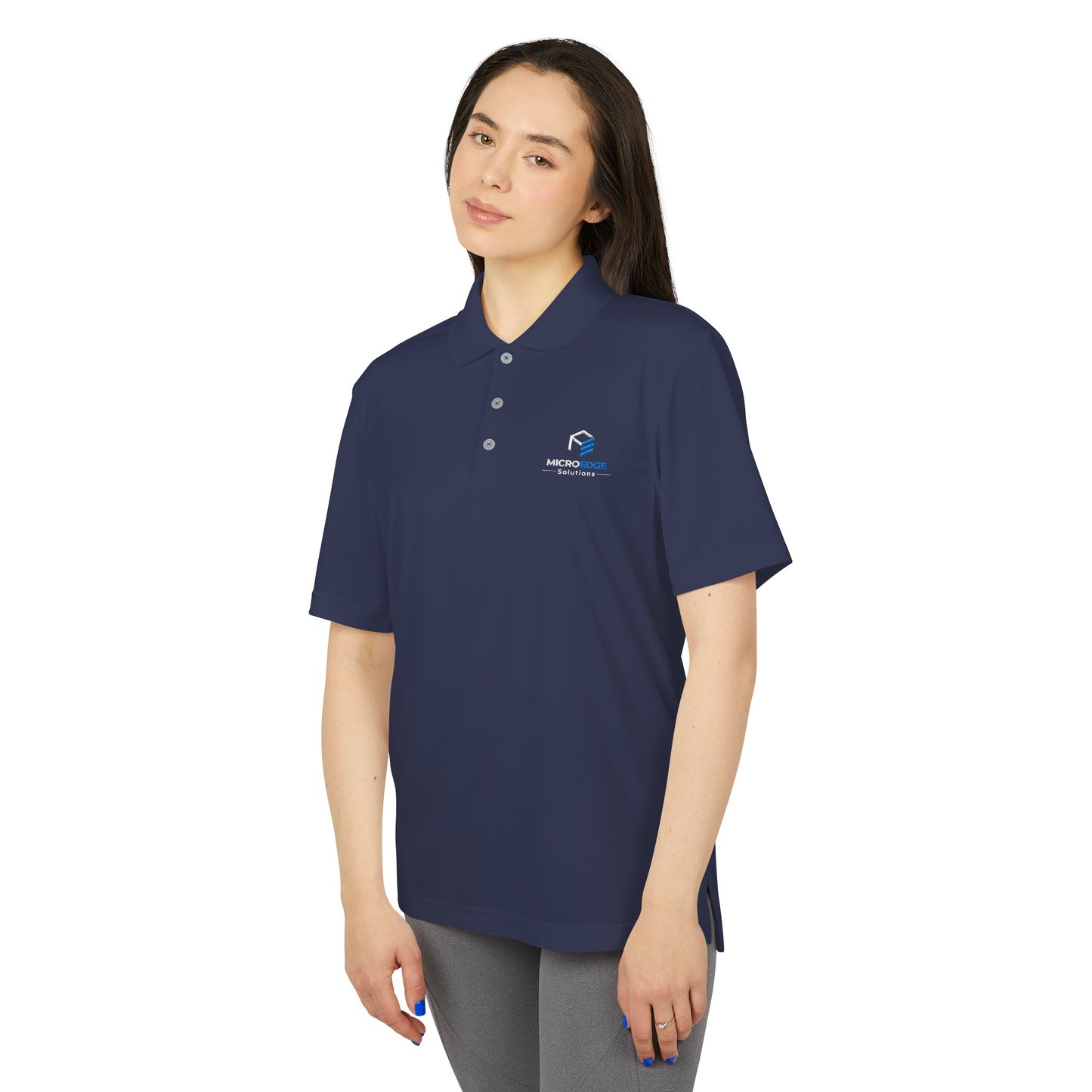 Adidas Performance Polo Shirt — White Logo