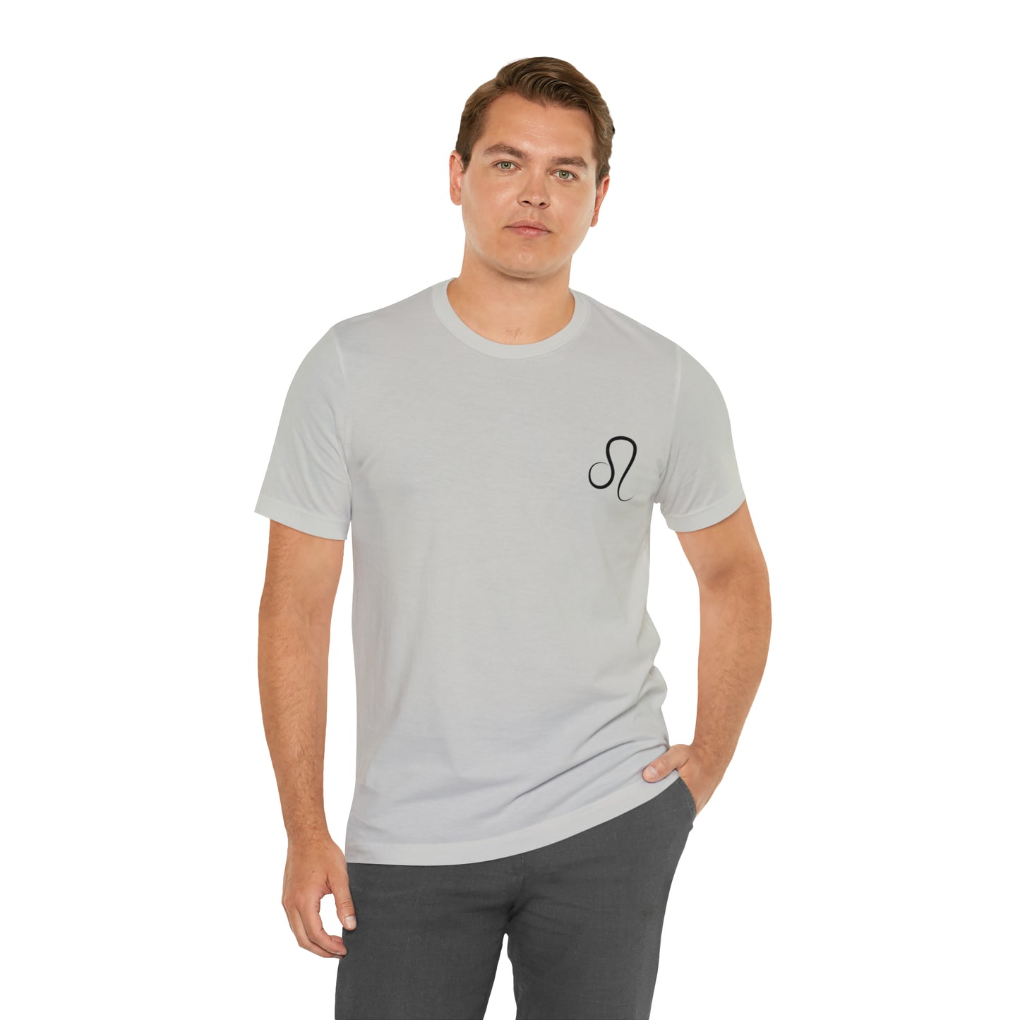 Leo Simple Unisex Jersey Short Sleeve Tee