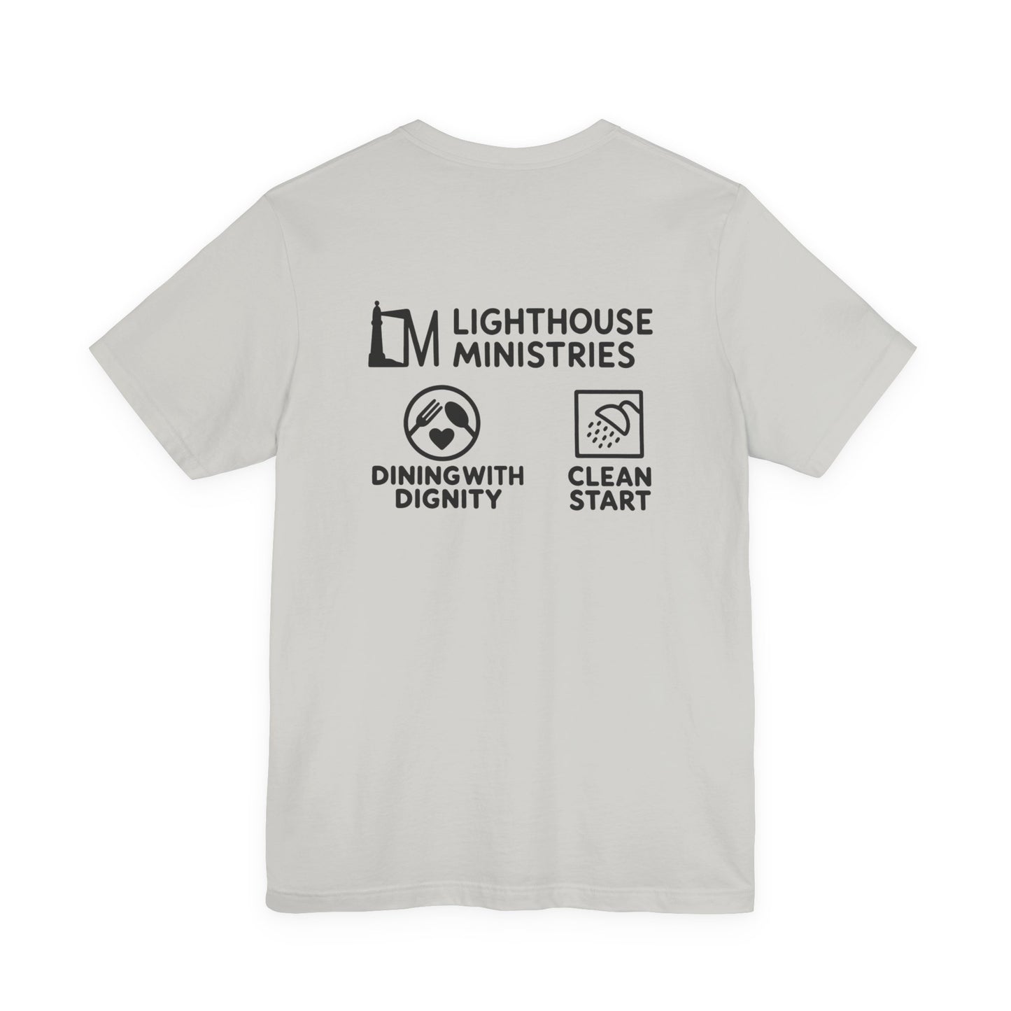 Lighthouse Tee Black Print