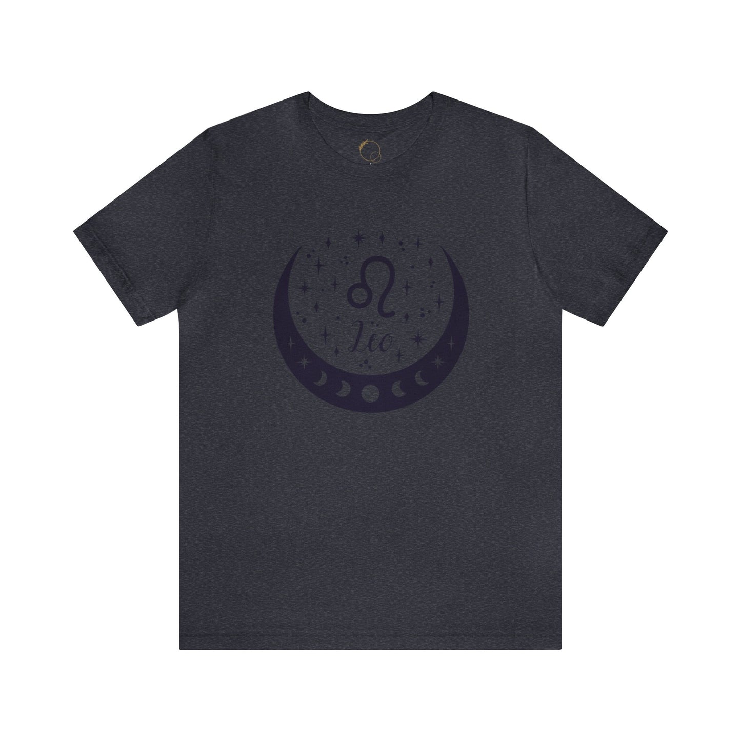 Leo Moon Phase Zodiac Unisex Jersey Short Sleeve Tee