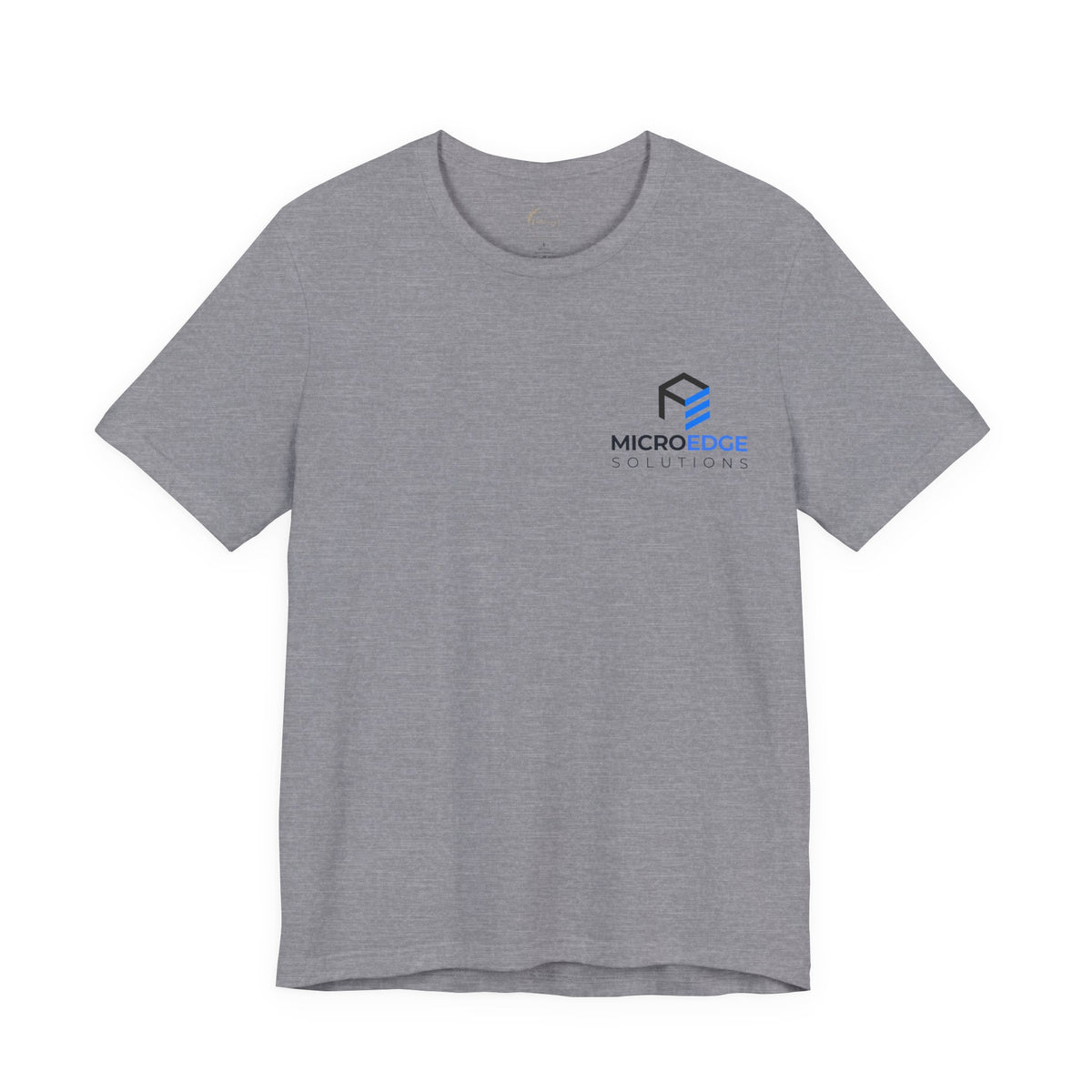 MicroEdge Solutions Logo Tee - Black Logo