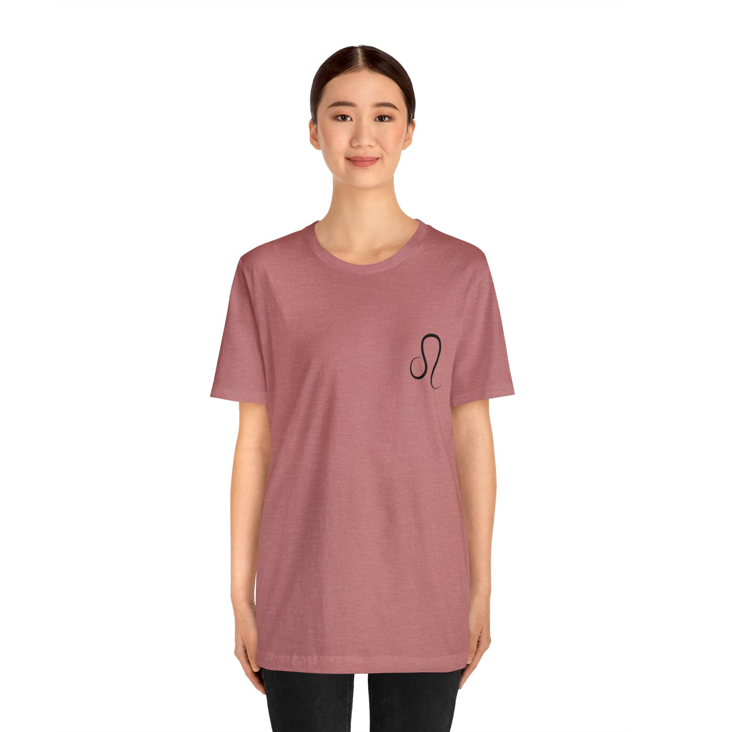 Leo Simple Unisex Jersey Short Sleeve Tee