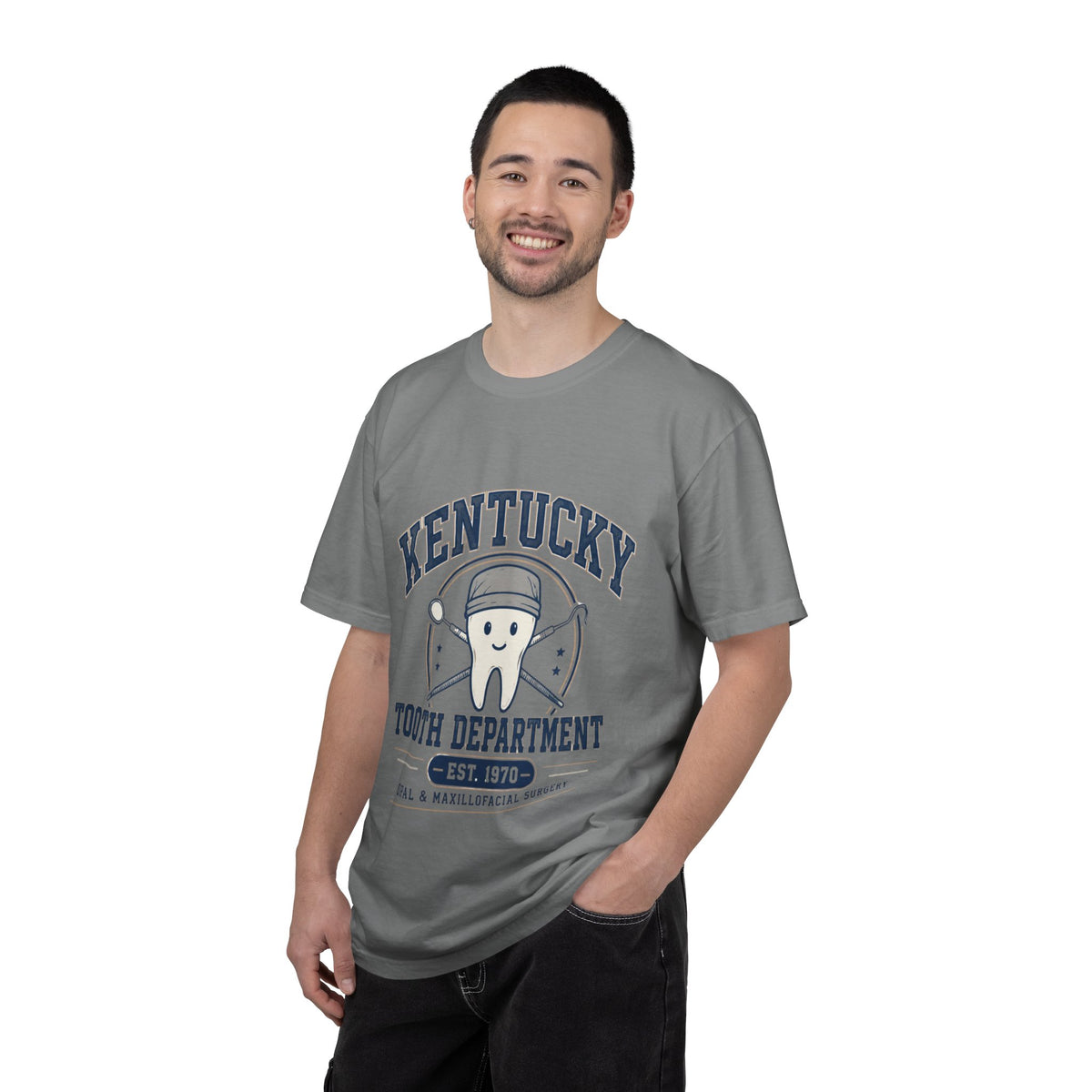 KCOMS Kentucky Tooth Department T-Shirt — Dental Clinic Funny Tooth Mascot Tee