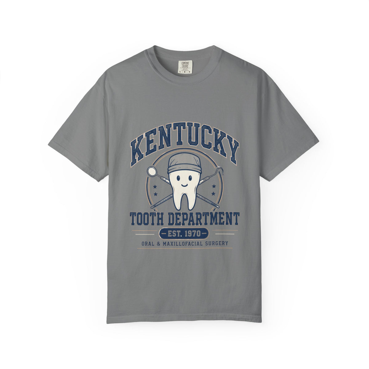 KCOMS Kentucky Tooth Department T-Shirt — Dental Clinic Funny Tooth Mascot Tee