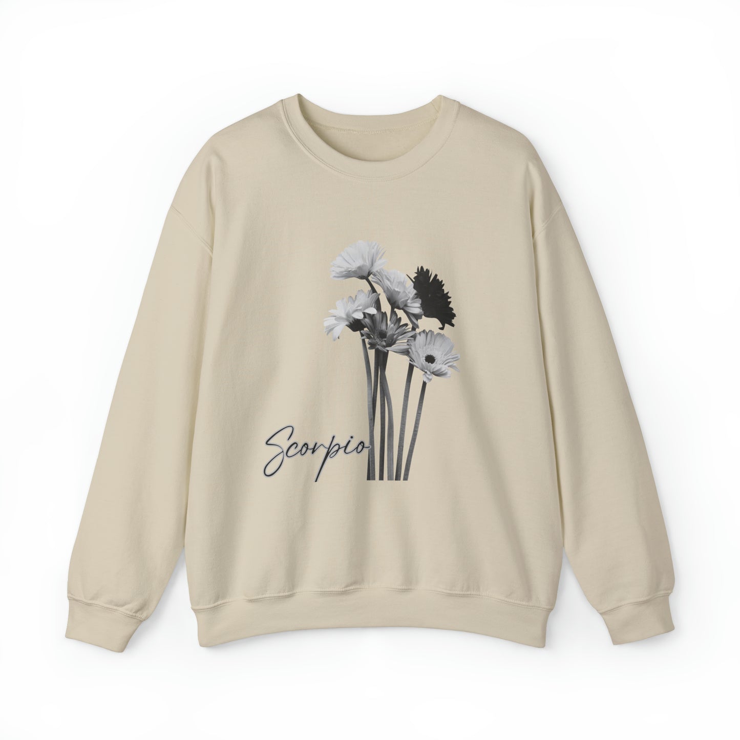 Scorpio Gerberas Unisex Heavy Blend Crewneck Sweatshirt