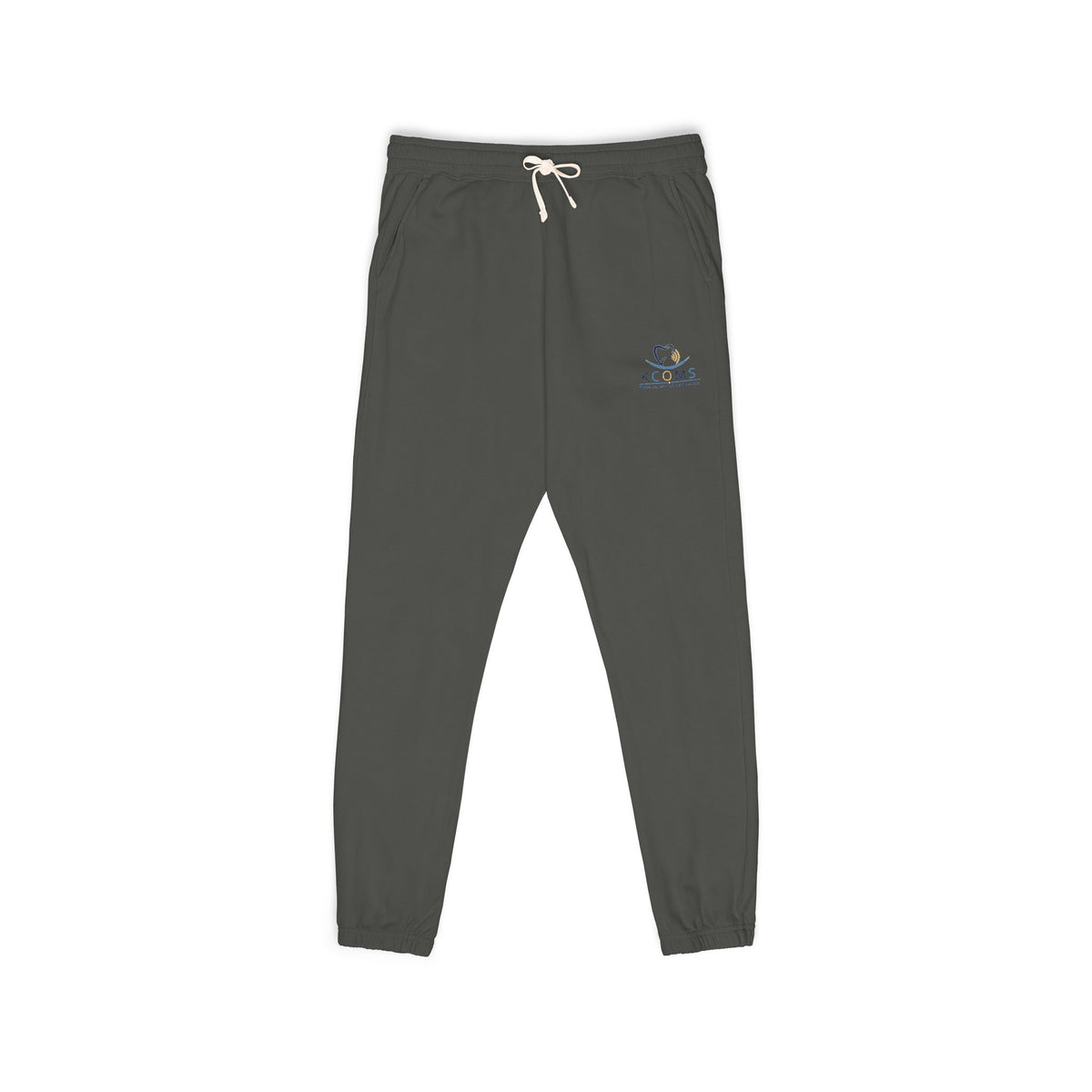 Cozy Night Sky Sweatpants — Embroidered Moon & Stars Fleece Joggers