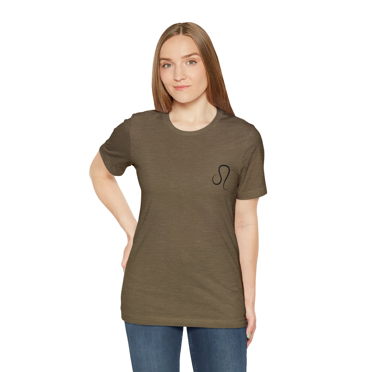 Leo Simple Unisex Jersey Short Sleeve Tee