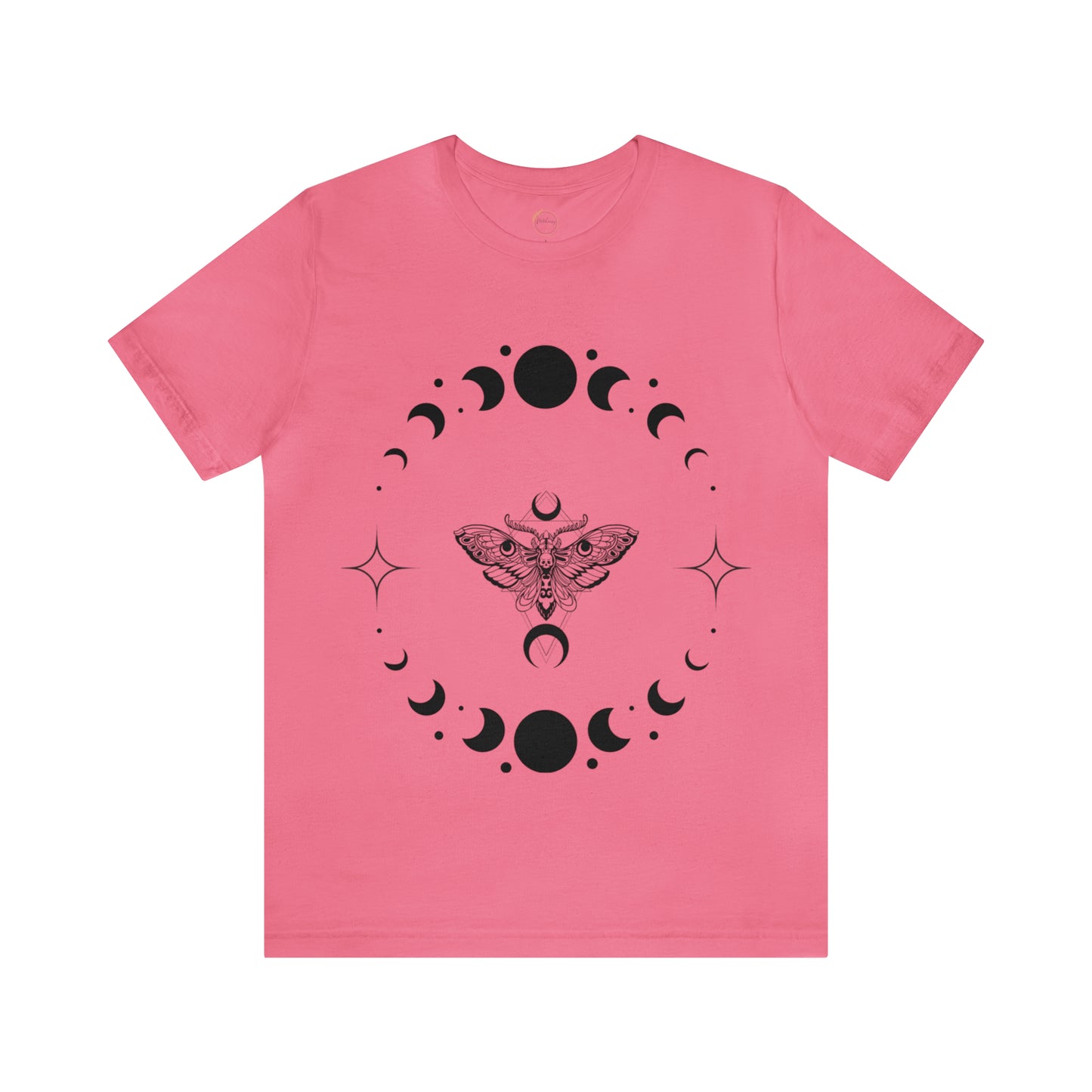 Moth Soar at Moon Unisex Jersey Short Sleeve Tee