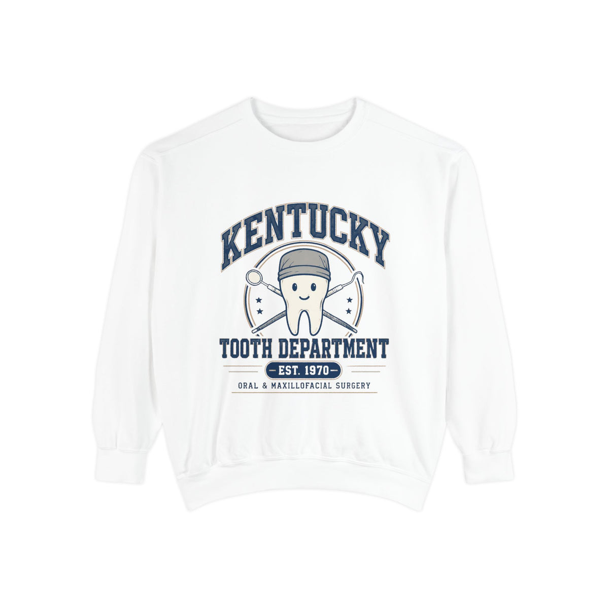 KCOMS Kentucky Tooth Department Sweatshirt — Dental Clinic Vintage Crewneck