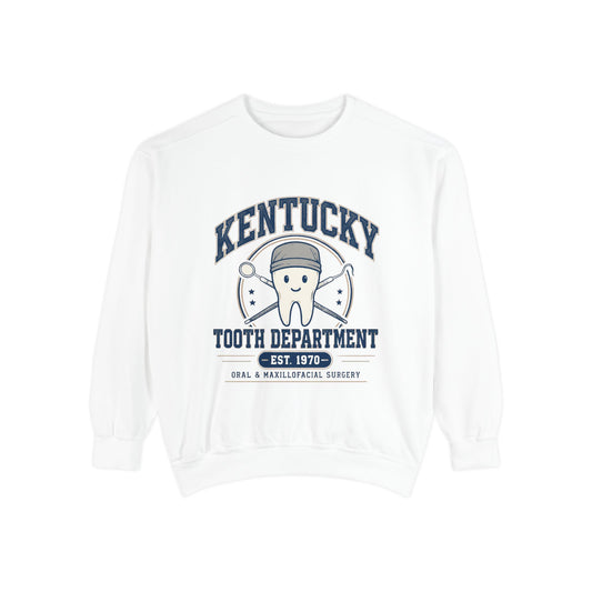 KCOMS Kentucky Tooth Department Sweatshirt — Dental Clinic Vintage Crewneck