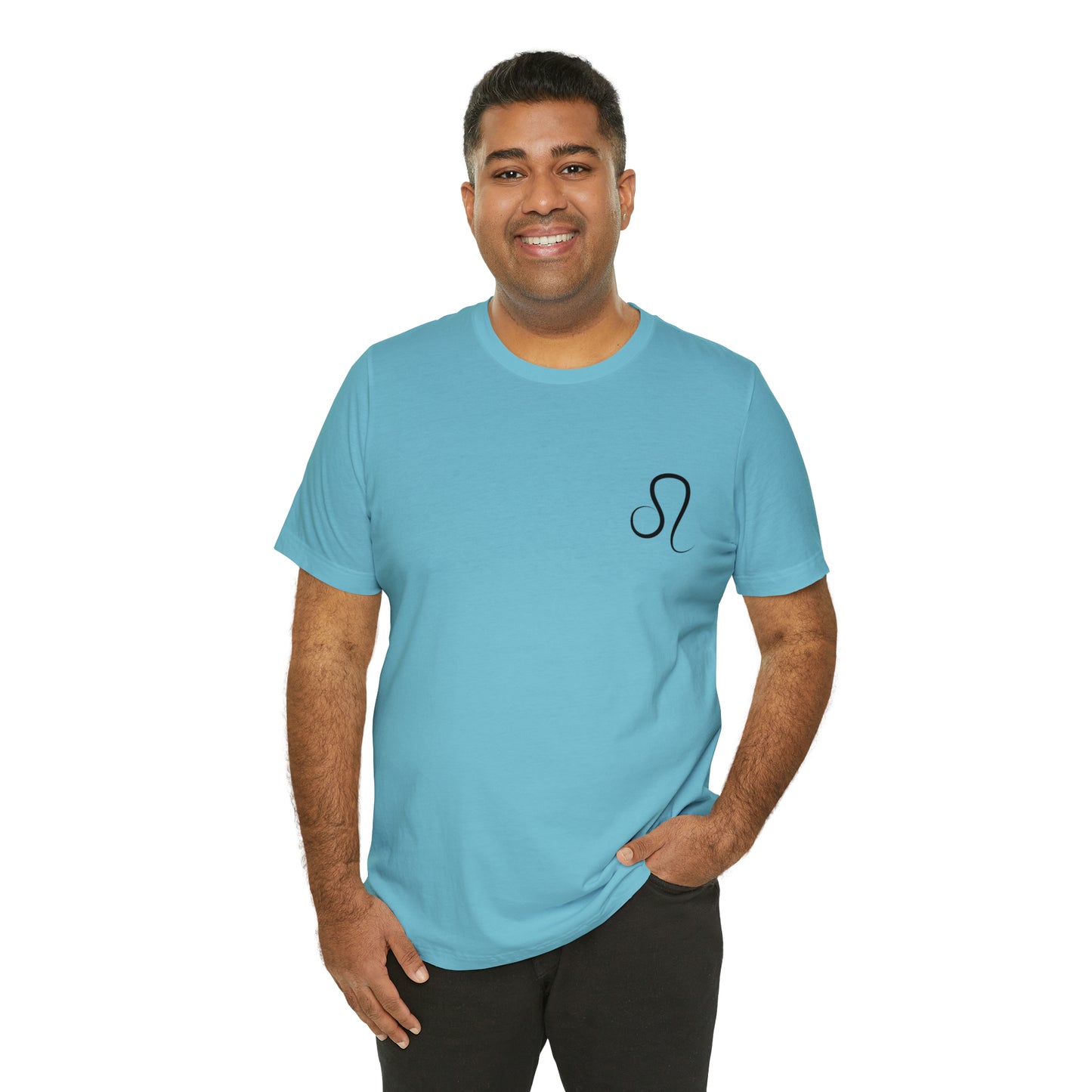 Leo Simple Unisex Jersey Short Sleeve Tee