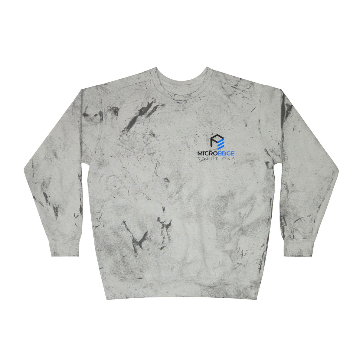 Marble Wash Crewneck Sweatshirt — MicroEdge Logo