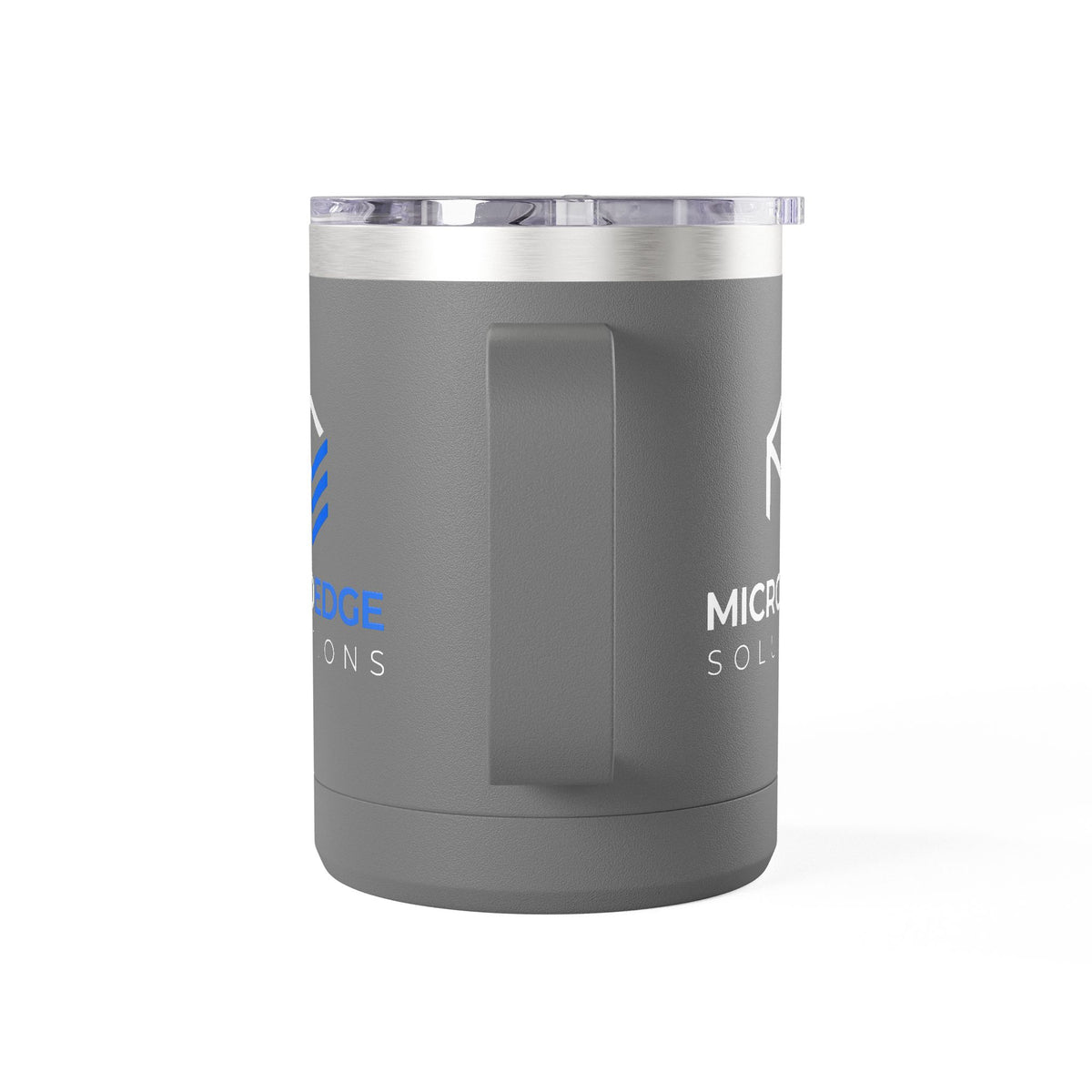 MicroEdge Solutions 15oz Insulated Coffee Tumbler - Logo Stainless Steel Travel Mug