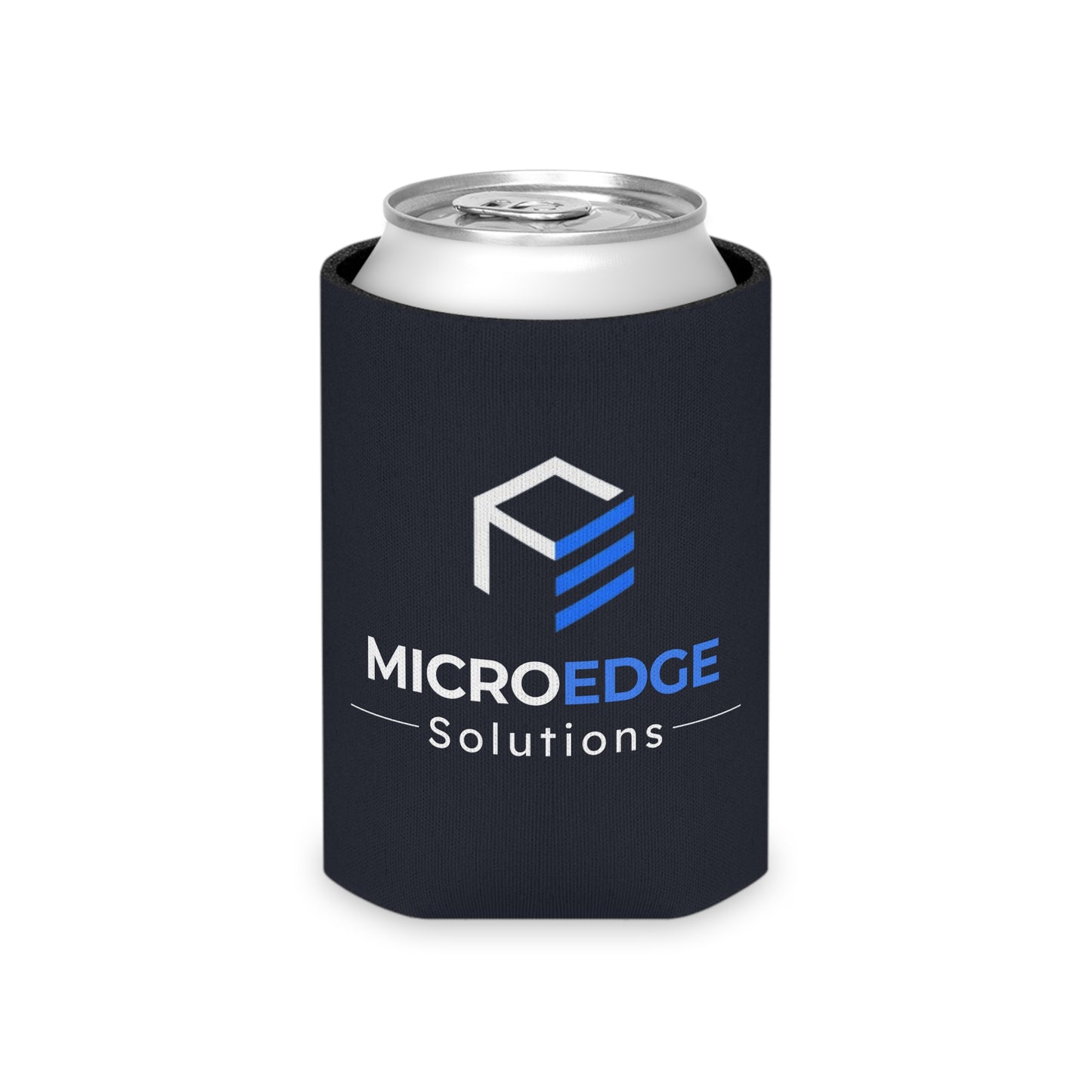Can Cooler — MicroEdge Solutions Branded Can Cooler (Logo Drink Koozie)