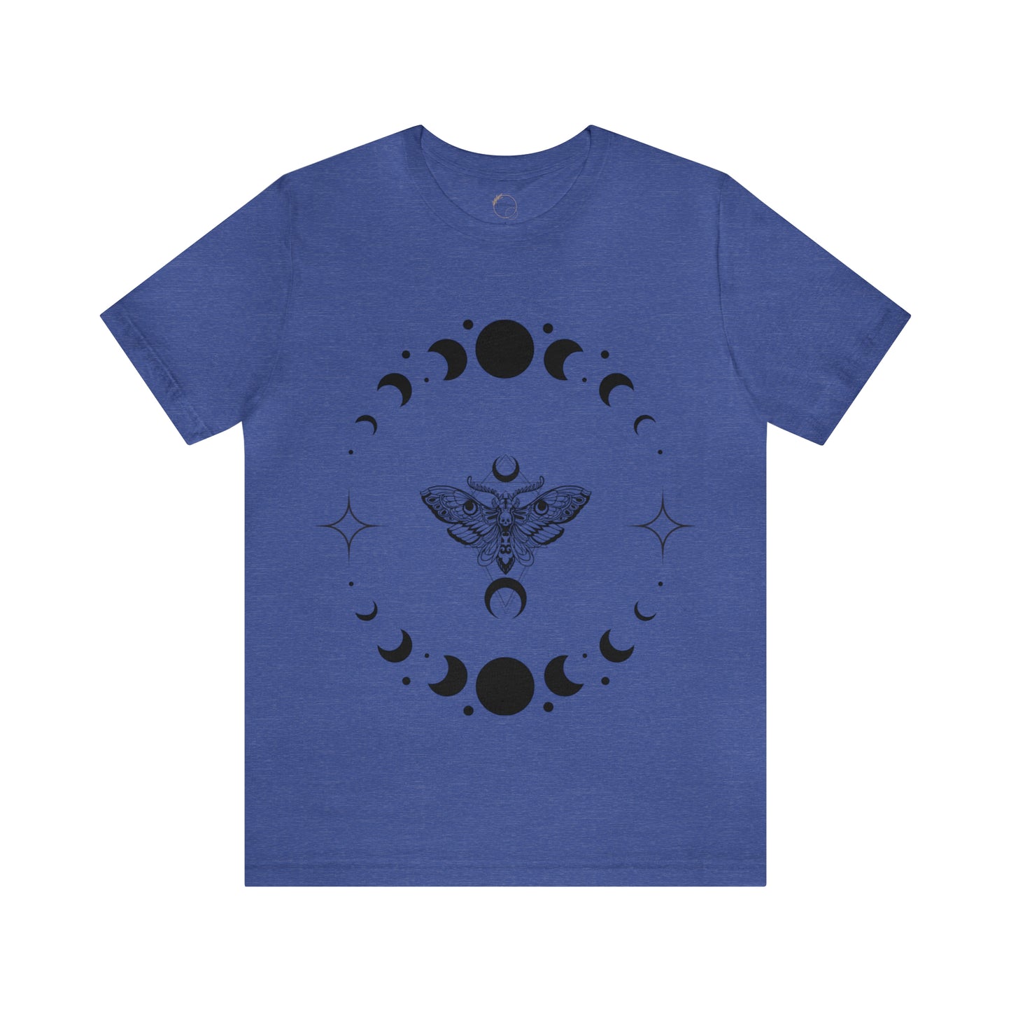 Moth Soar at Moon Unisex Jersey Short Sleeve Tee