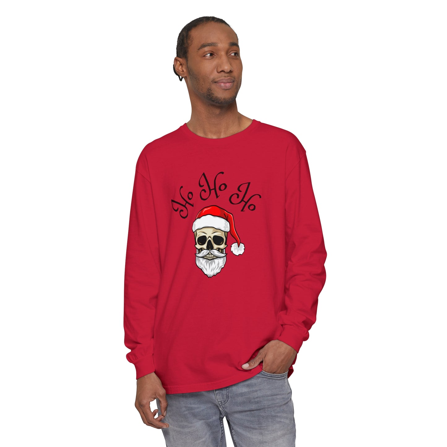 Santa Ho Ho Ho Unisex Long Sleeve T-Shirt