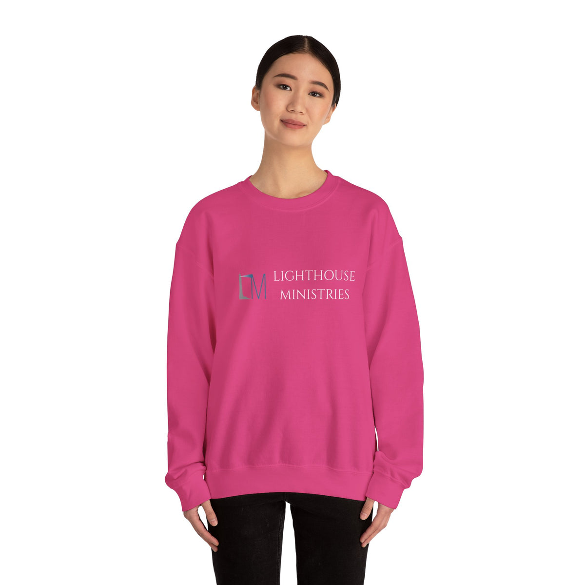 Lighthouse Ministries Crewneck Sweatshirt (light logo)