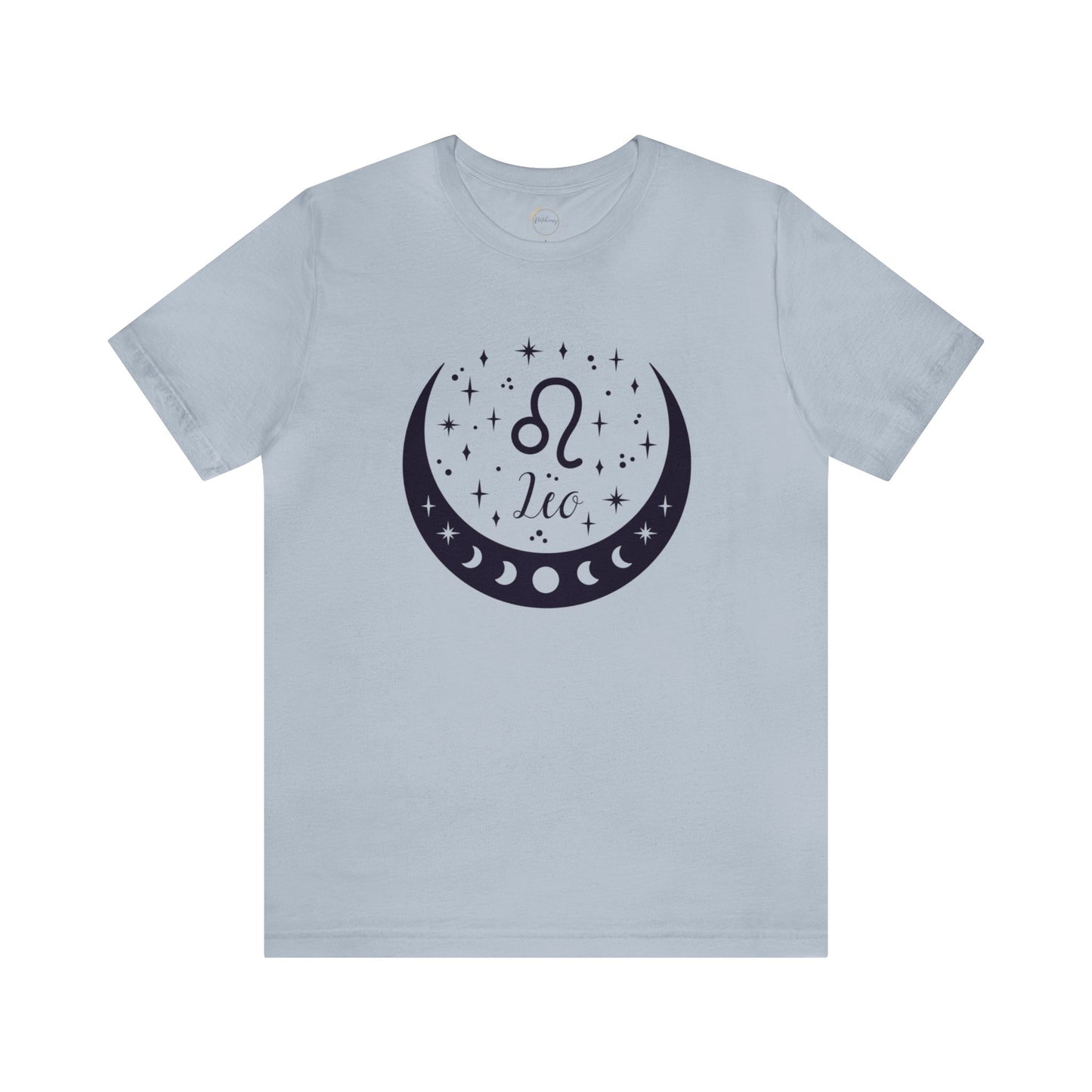 Leo Moon Phase Zodiac Unisex Jersey Short Sleeve Tee