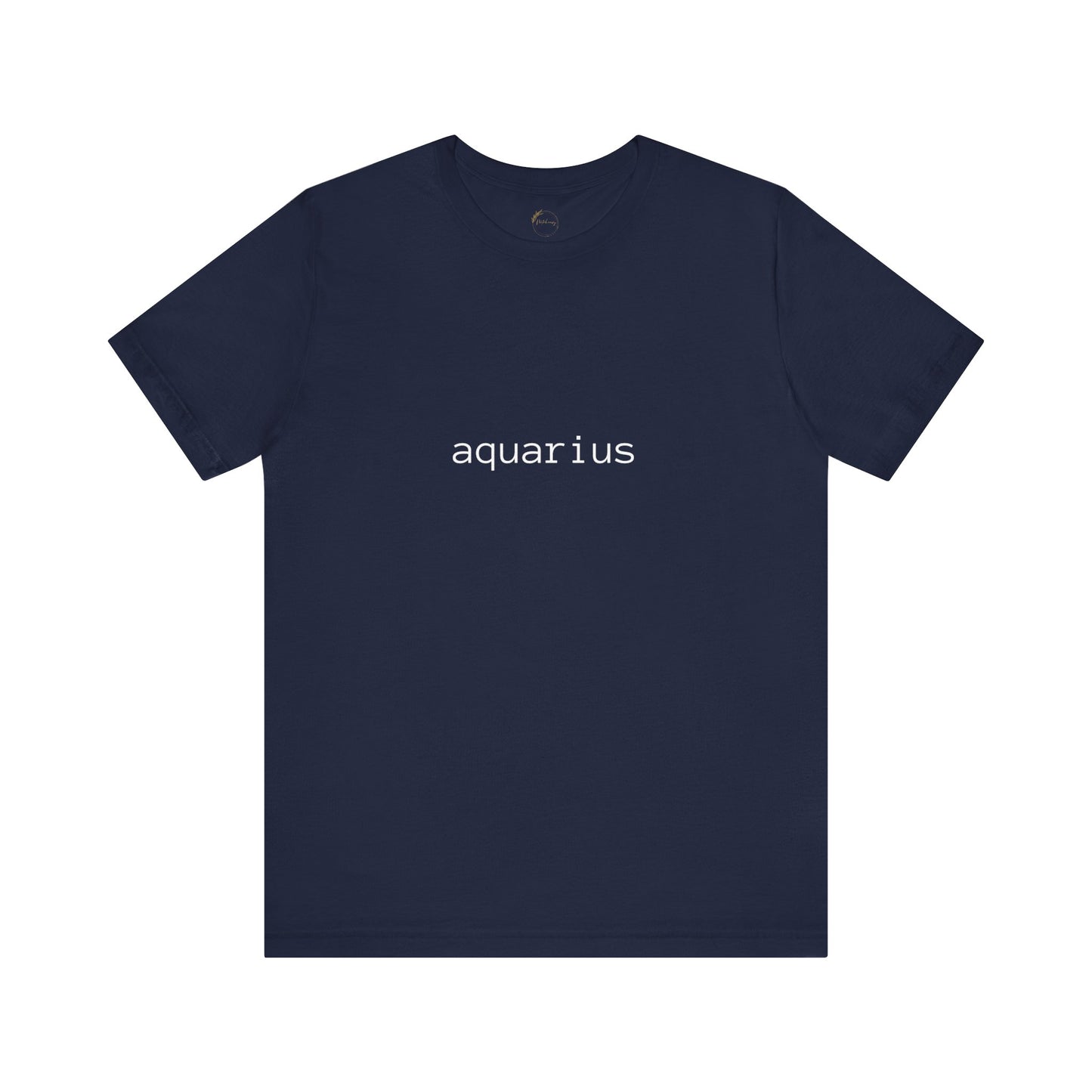 Aquarius Typewriter Zodiac Name T-Shirt