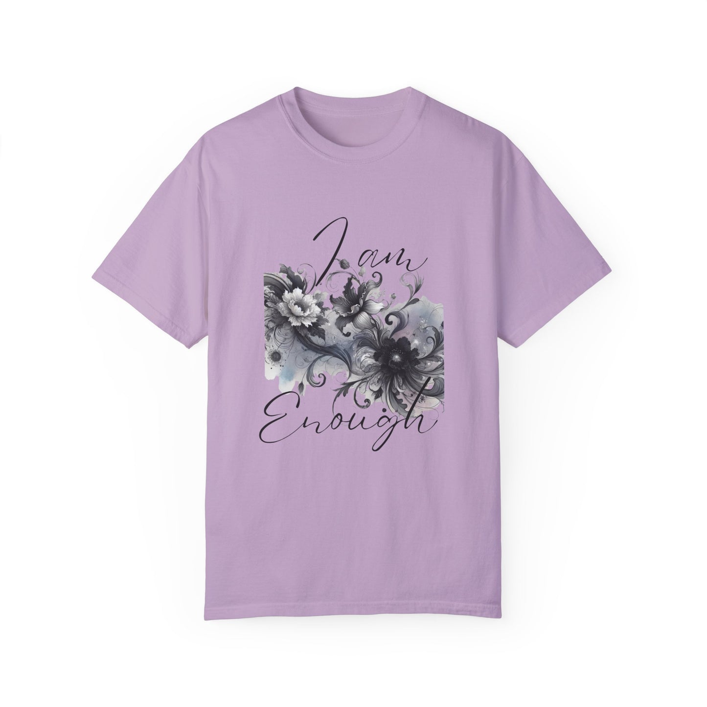 I Am Personalized Shirt Customizable 'I Am Enough' Tee Inspirational Design Affirmation T-Shirt