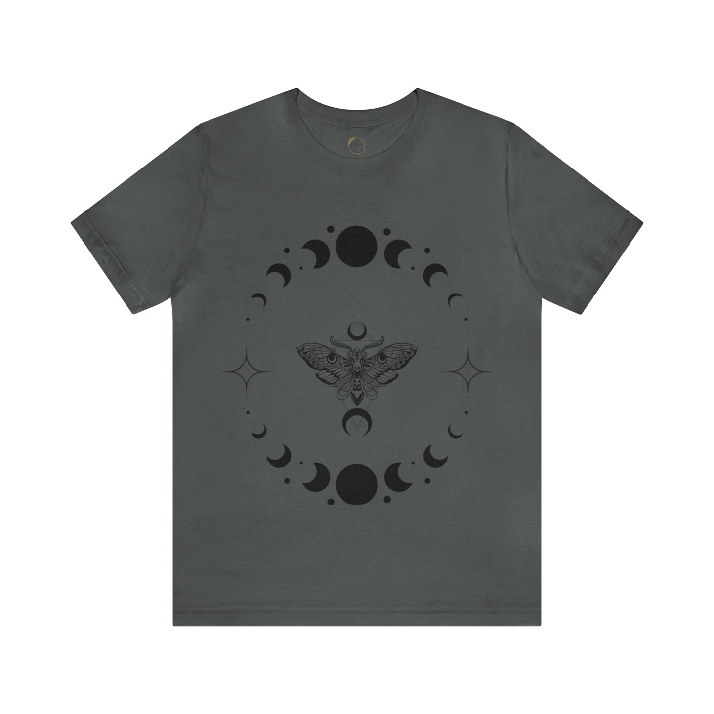 Moth Soar at Moon Unisex Jersey Short Sleeve Tee