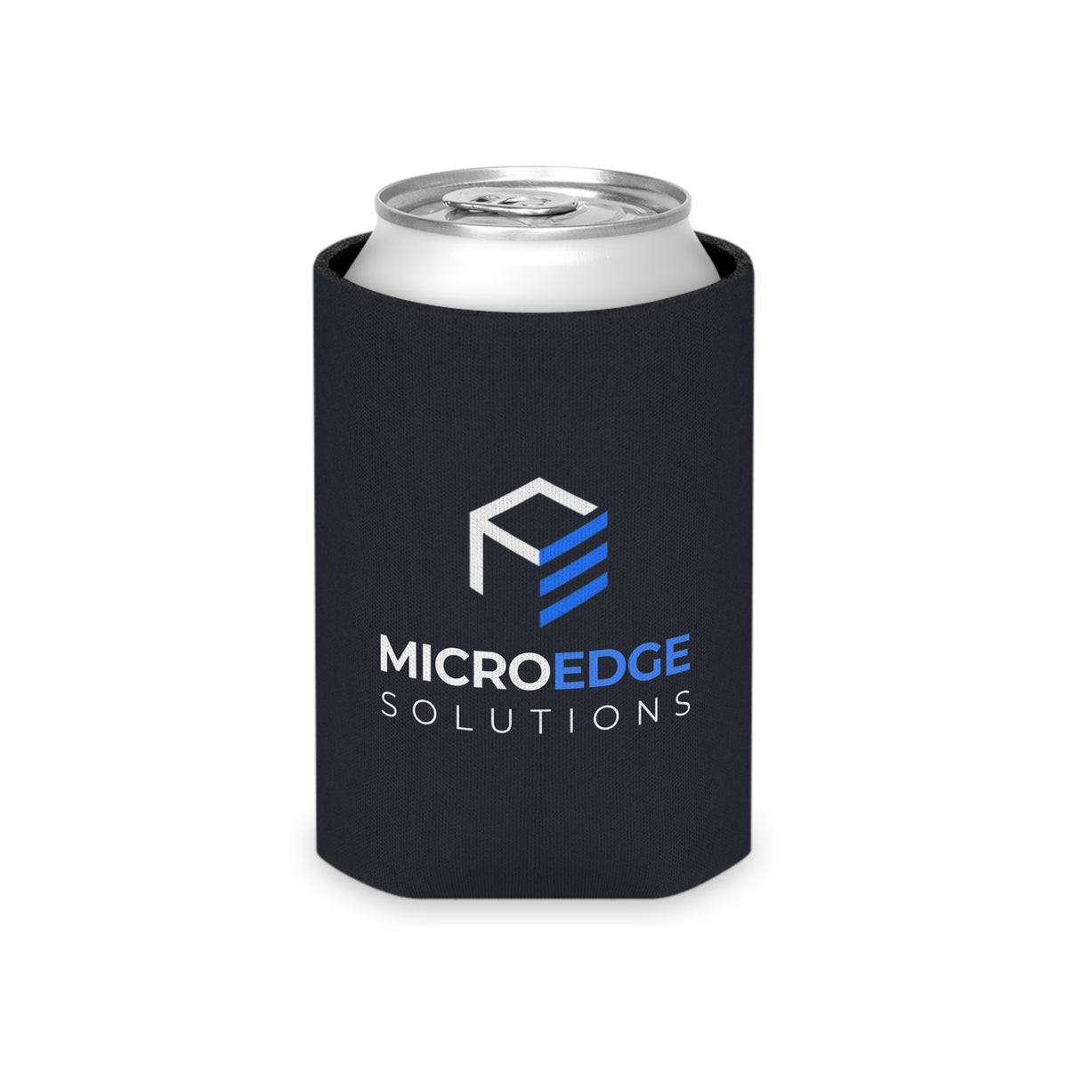 Can Cooler — MicroEdge Solutions Branded Can Cooler (Logo Drink Koozie)