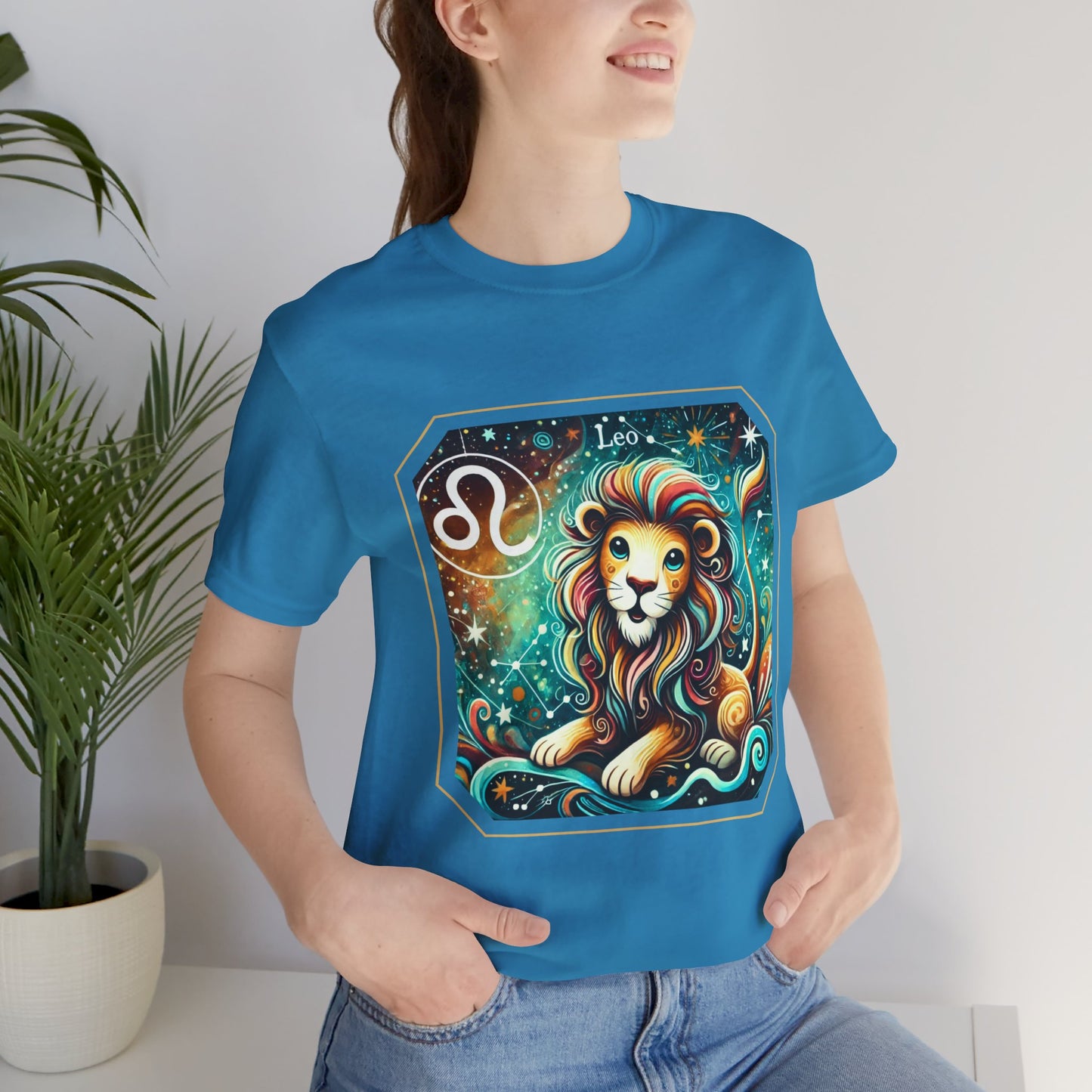 Leo Framed Zodiac Name T-Shirt