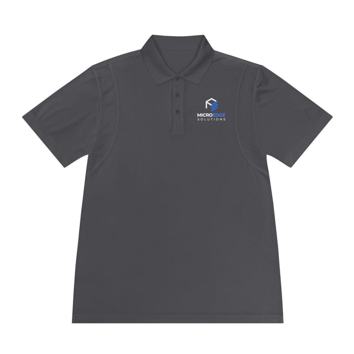 MicroEdge Logo Polo Shirt - White Logo