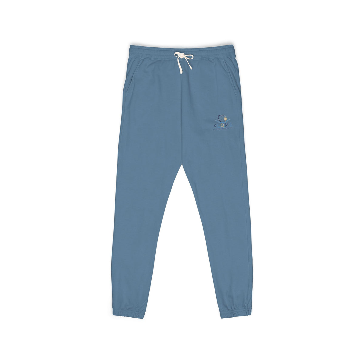 Cozy Night Sky Sweatpants — Embroidered Moon & Stars Fleece Joggers