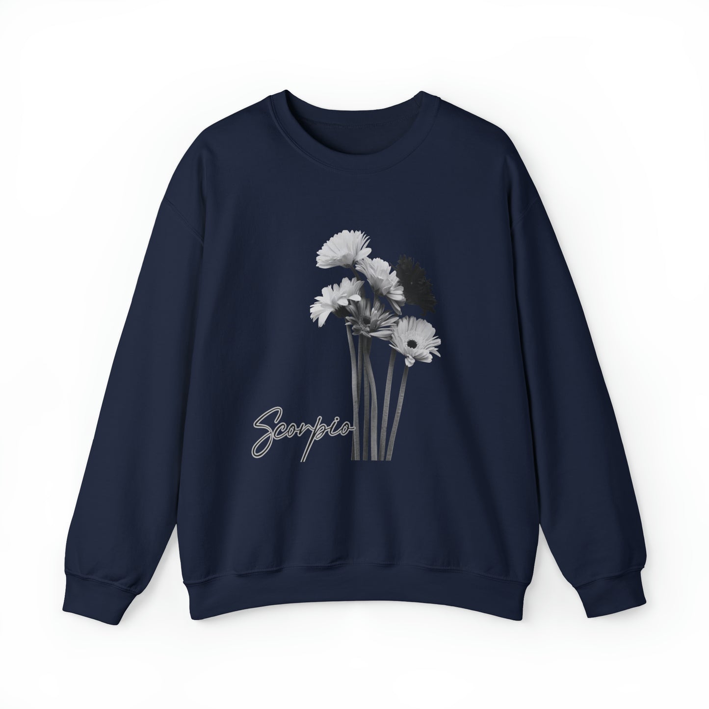 Scorpio Gerberas Unisex Heavy Blend Crewneck Sweatshirt