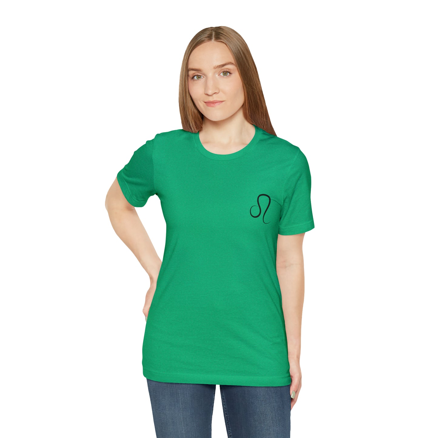 Leo Simple Unisex Jersey Short Sleeve Tee