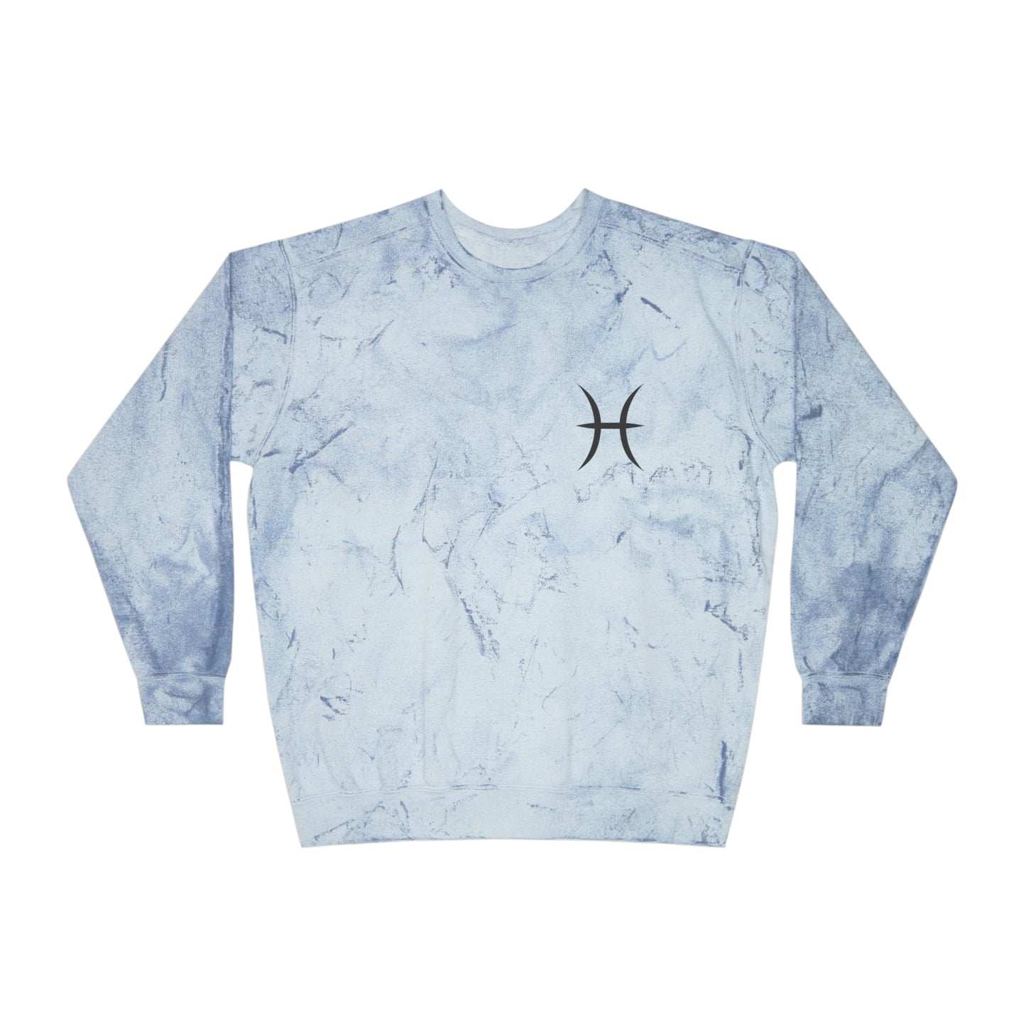 Pisces Zodiac Unisex Color Blast Crewneck Sweatshirt