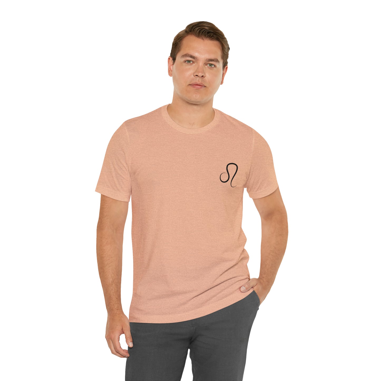 Leo Simple Unisex Jersey Short Sleeve Tee