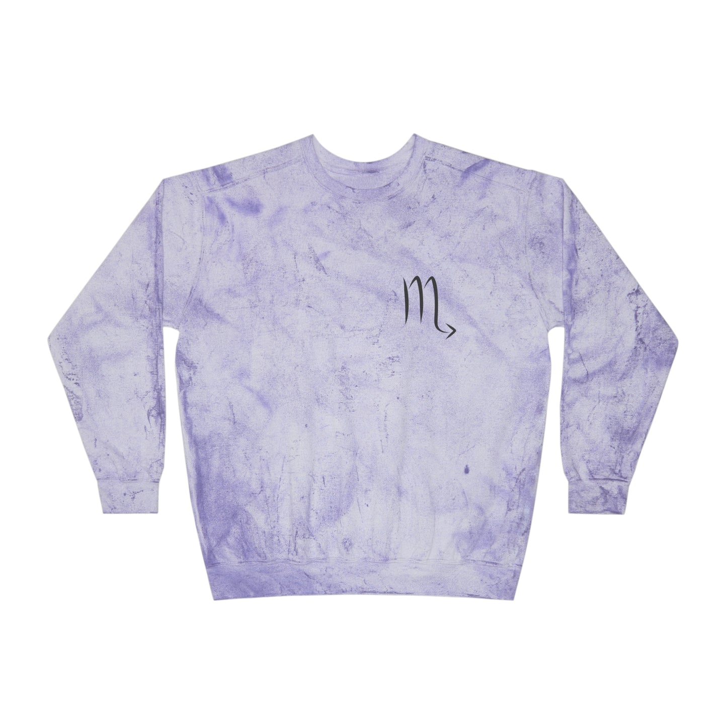 Scorpio Zodiac Unisex Color Blast Crewneck Sweatshirt