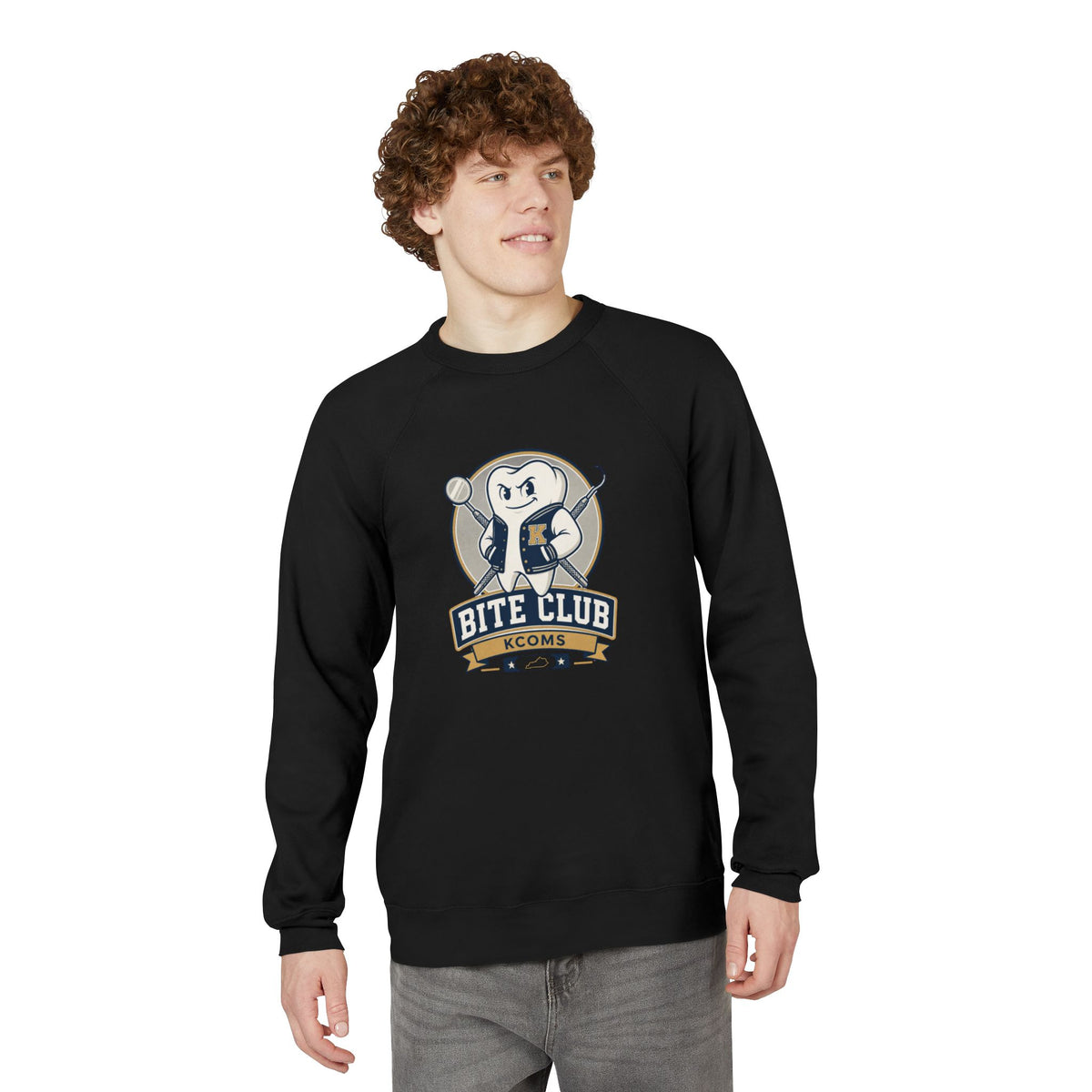 KCOMS Bite Club Raglan Sweatshirt