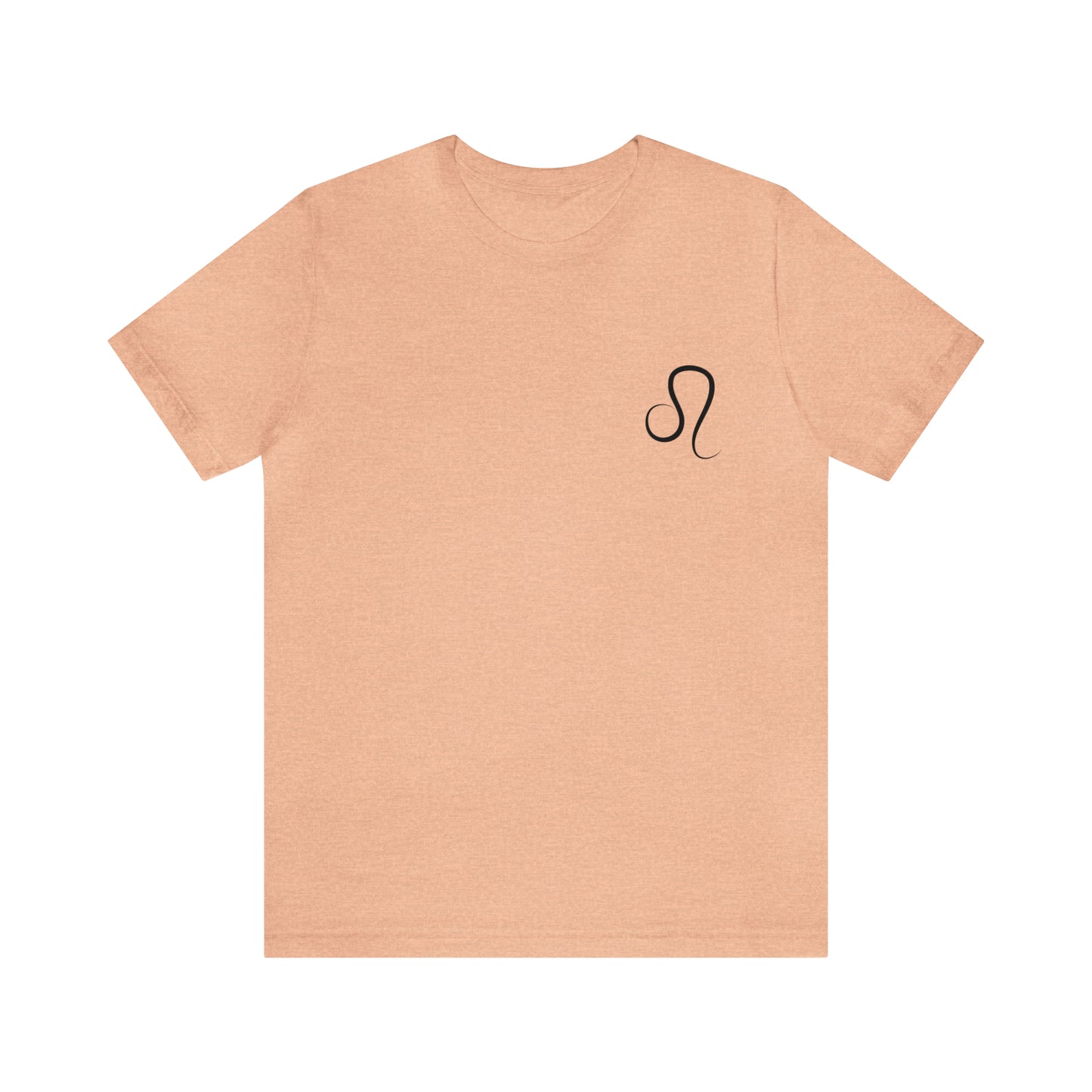 Leo Simple Unisex Jersey Short Sleeve Tee