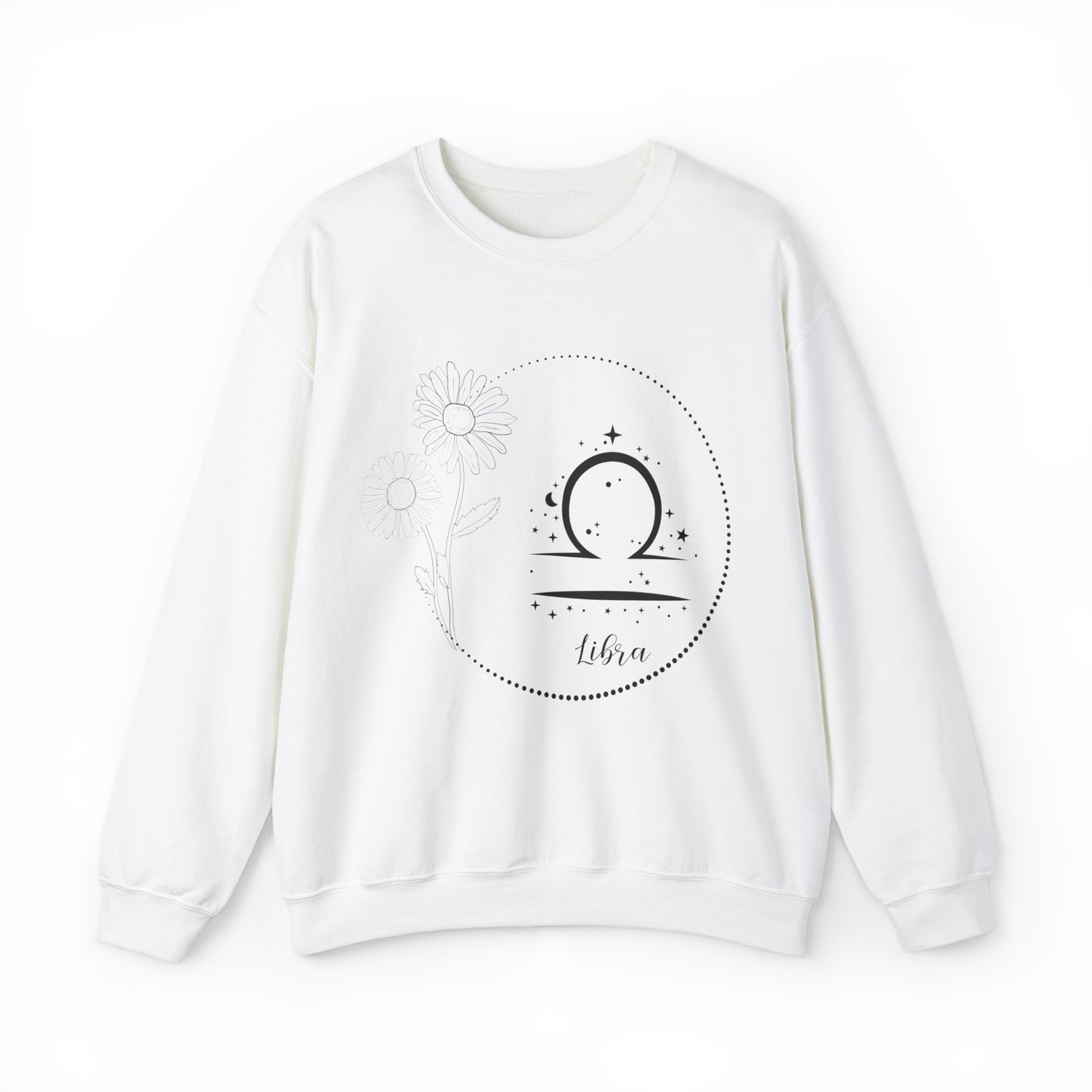 Libra Zodiac Wreath Sweatshirt