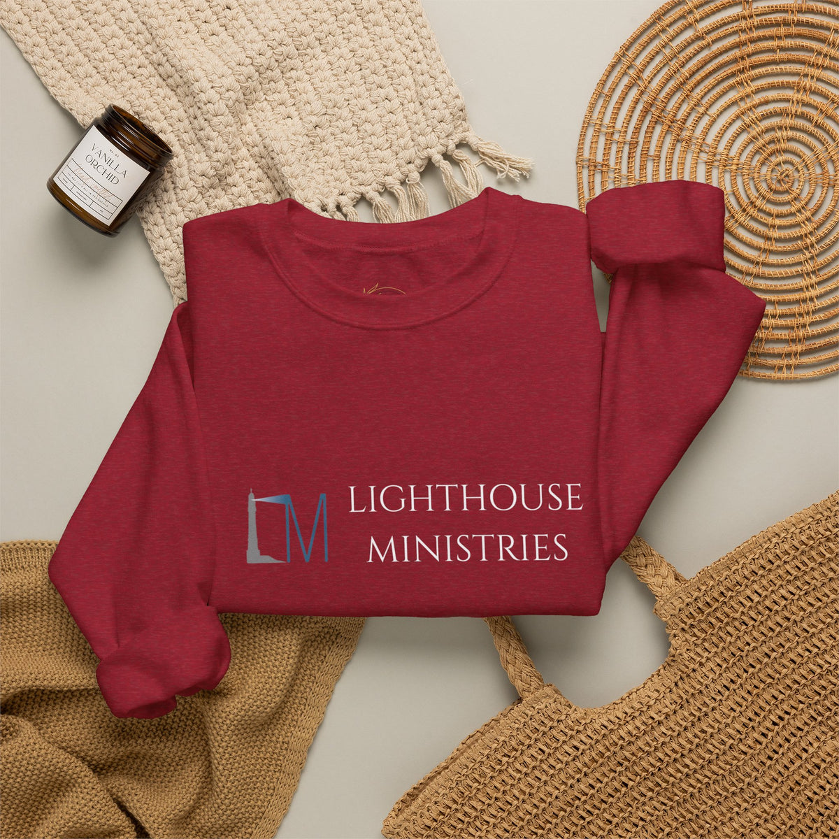 Lighthouse Ministries Crewneck Sweatshirt (light logo)