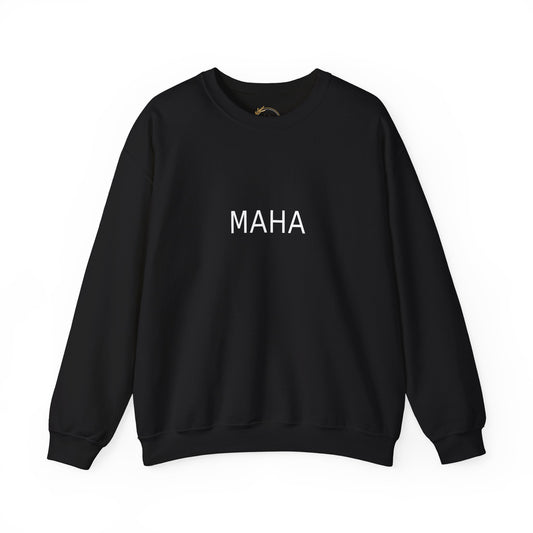MAHA - Make America Healthy Again Shirt - Funny Fitness Motivational Tee - Perfect for Health Enthusiasts & Gym Lovers Unisex Sweatshirt