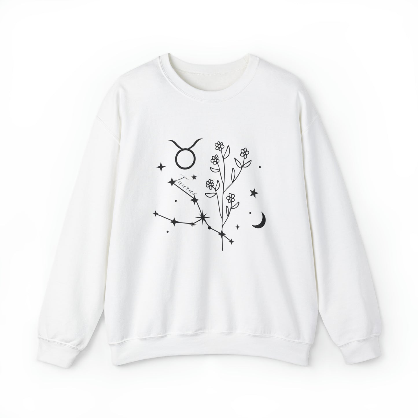 Taurus Zodiac Mix Unisex Heavy Blend™ Crewneck Sweatshirt