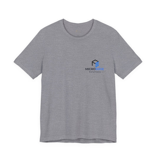 MicroEdge Solutions Logo Tee - Black Logo