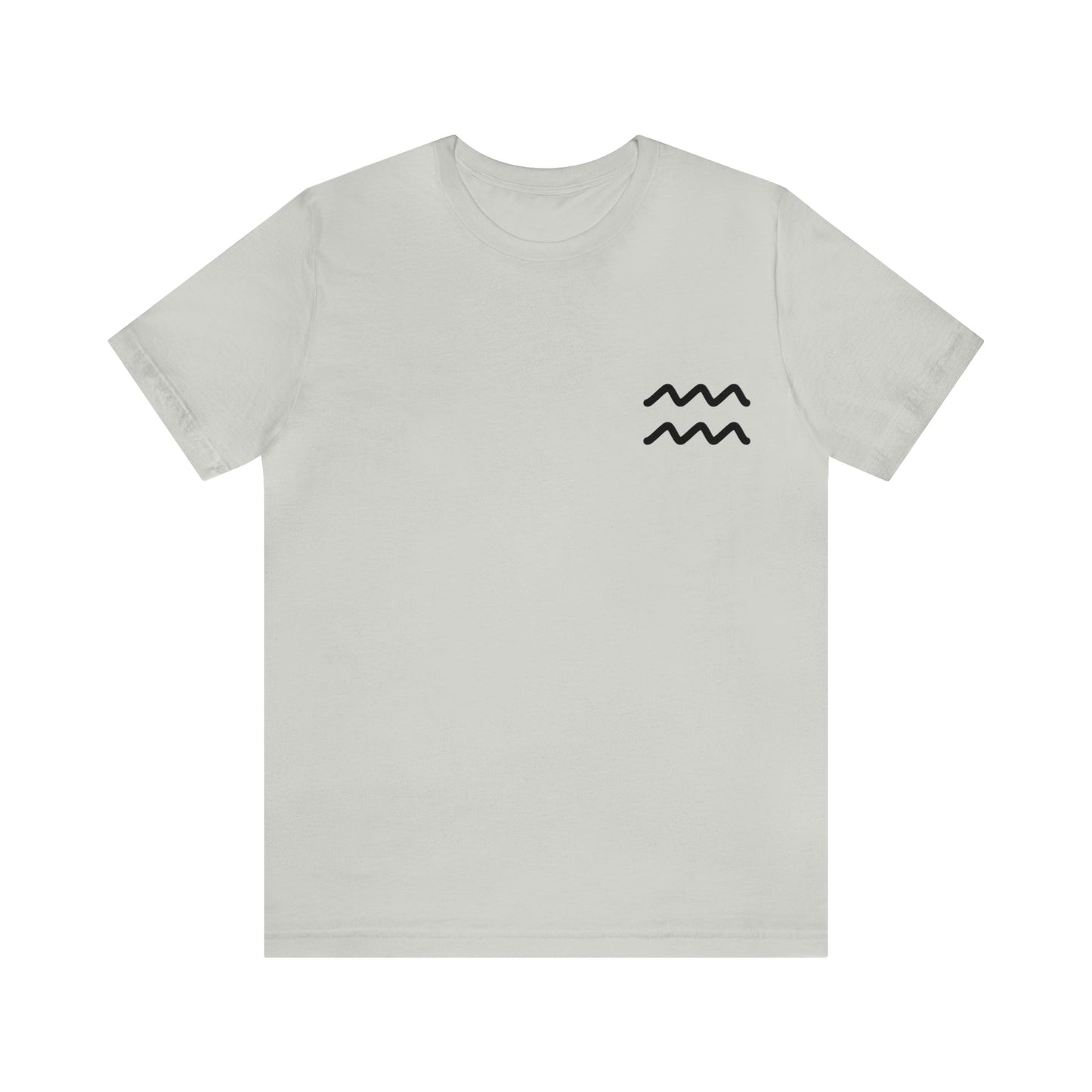 Aquarius Simple Unisex Jersey Short Sleeve Tee - Witcheasy