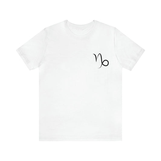 Capricorn Simple Unisex Jersey Short Sleeve Tee - Witcheasy