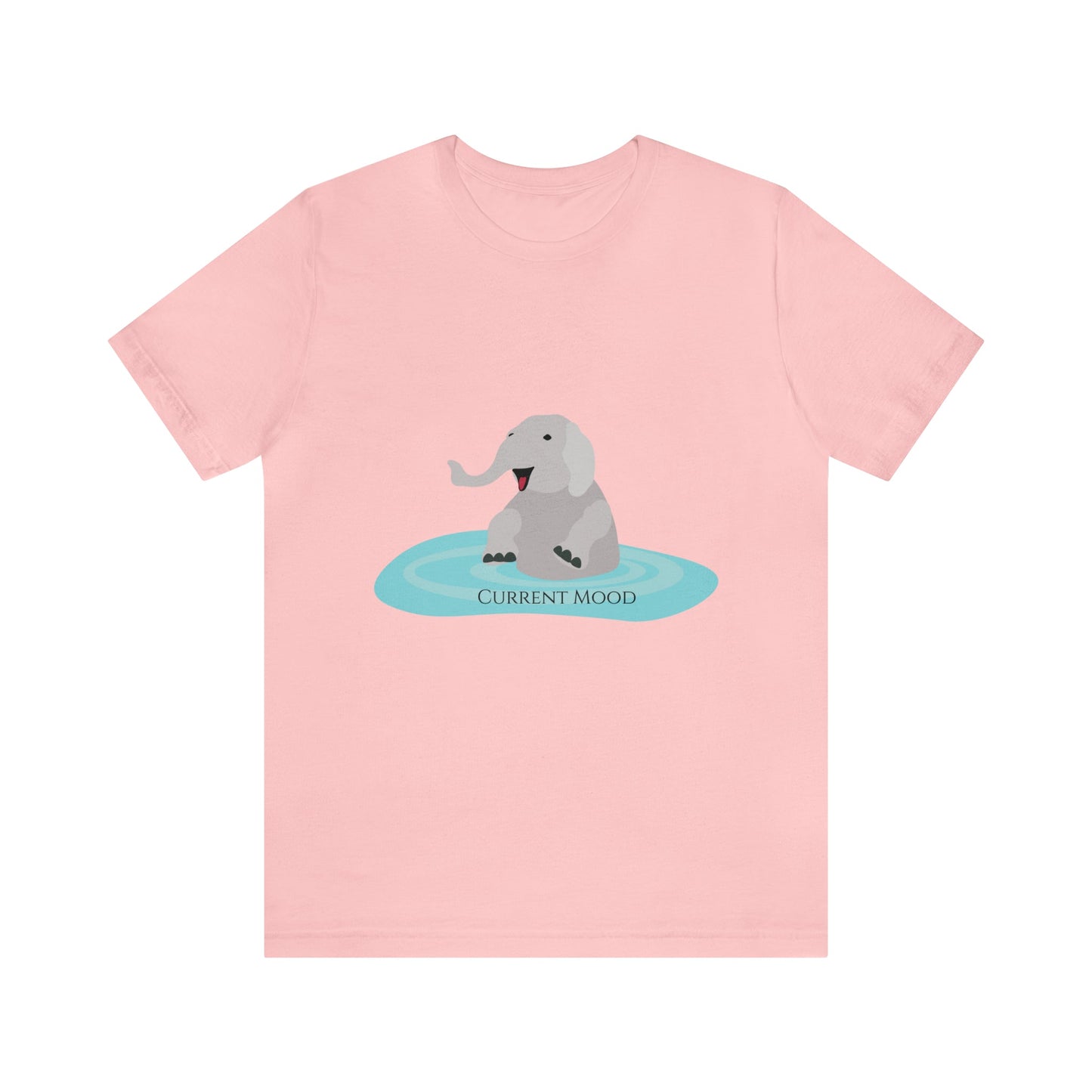 Current Mood Bathing Elephant Unisex Jersey Short Sleeve Tee - Witcheasy