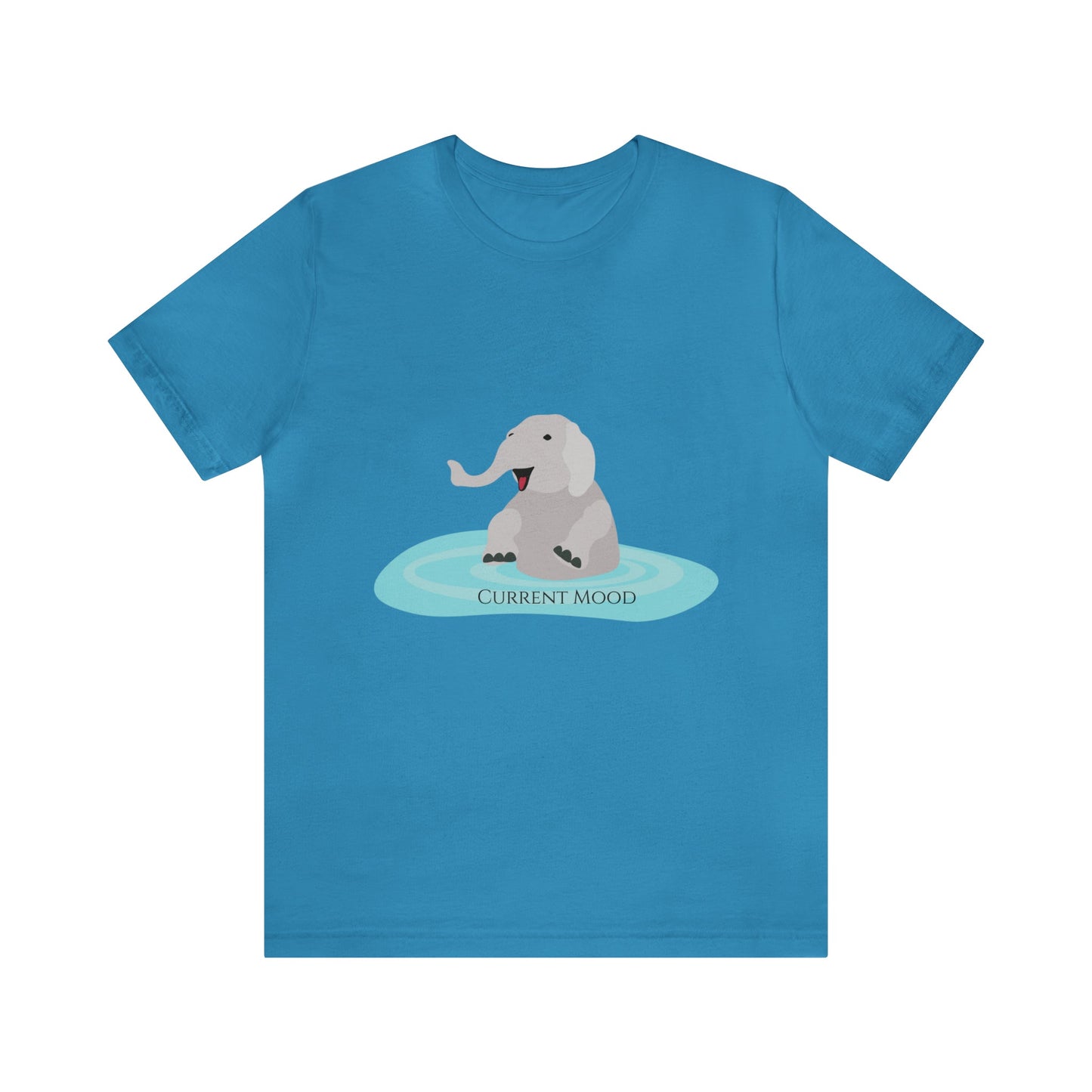 Current Mood Bathing Elephant Unisex Jersey Short Sleeve Tee - Witcheasy