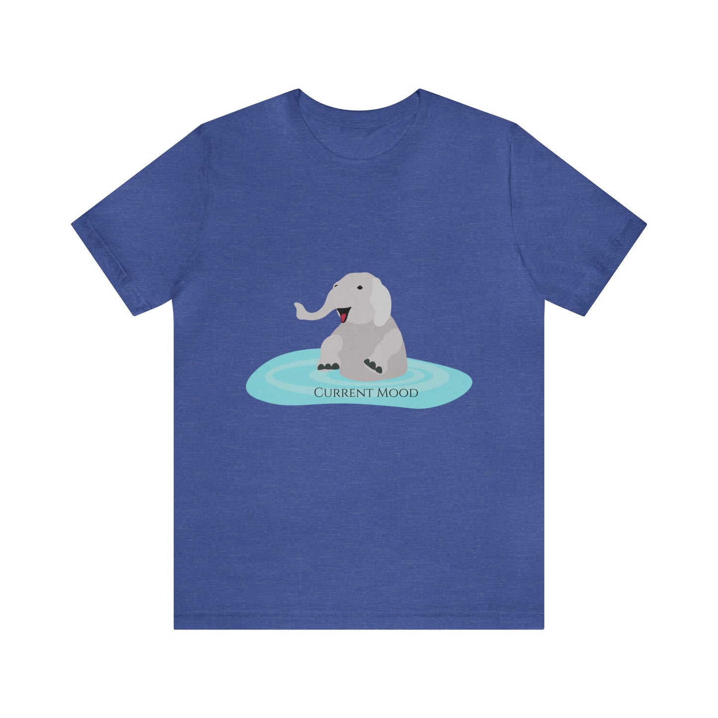 Current Mood Bathing Elephant Unisex Jersey Short Sleeve Tee - Witcheasy