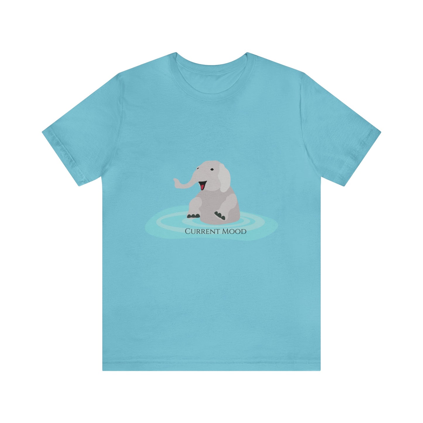 Current Mood Bathing Elephant Unisex Jersey Short Sleeve Tee - Witcheasy