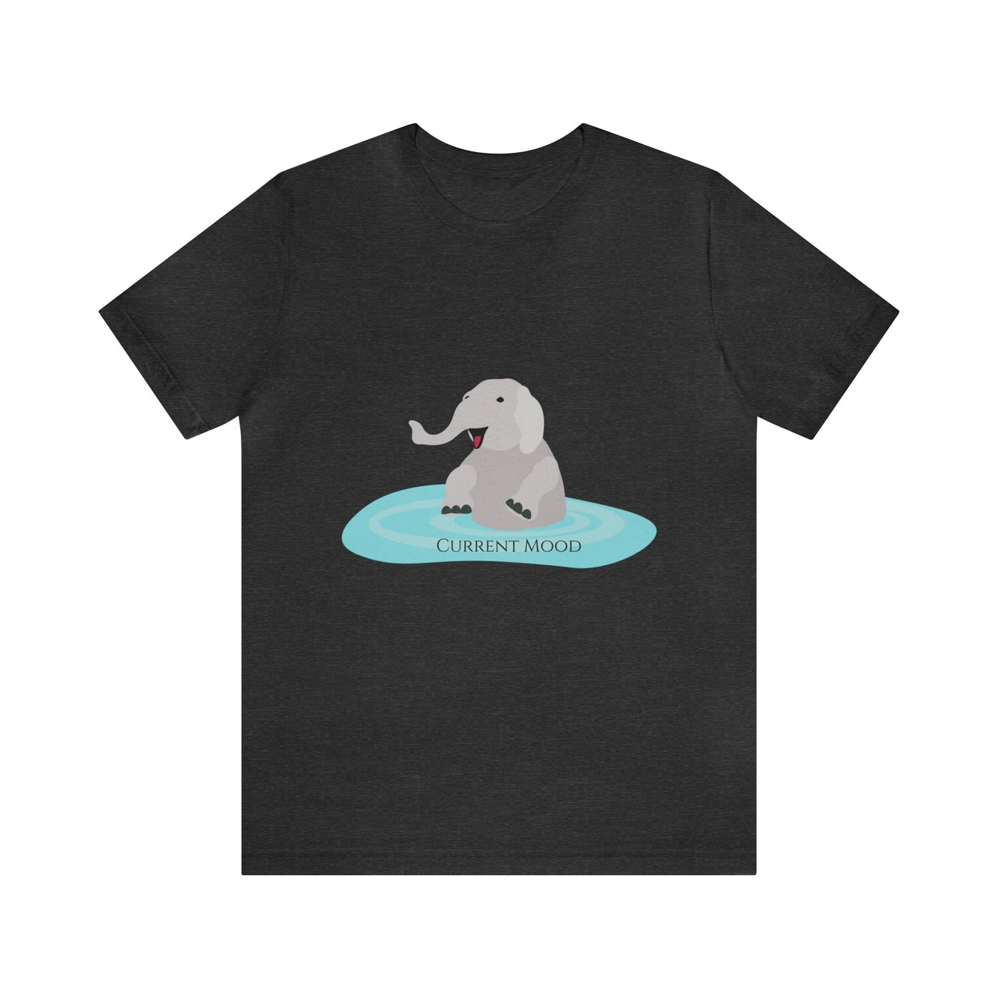 Current Mood Bathing Elephant Unisex Jersey Short Sleeve Tee - Witcheasy